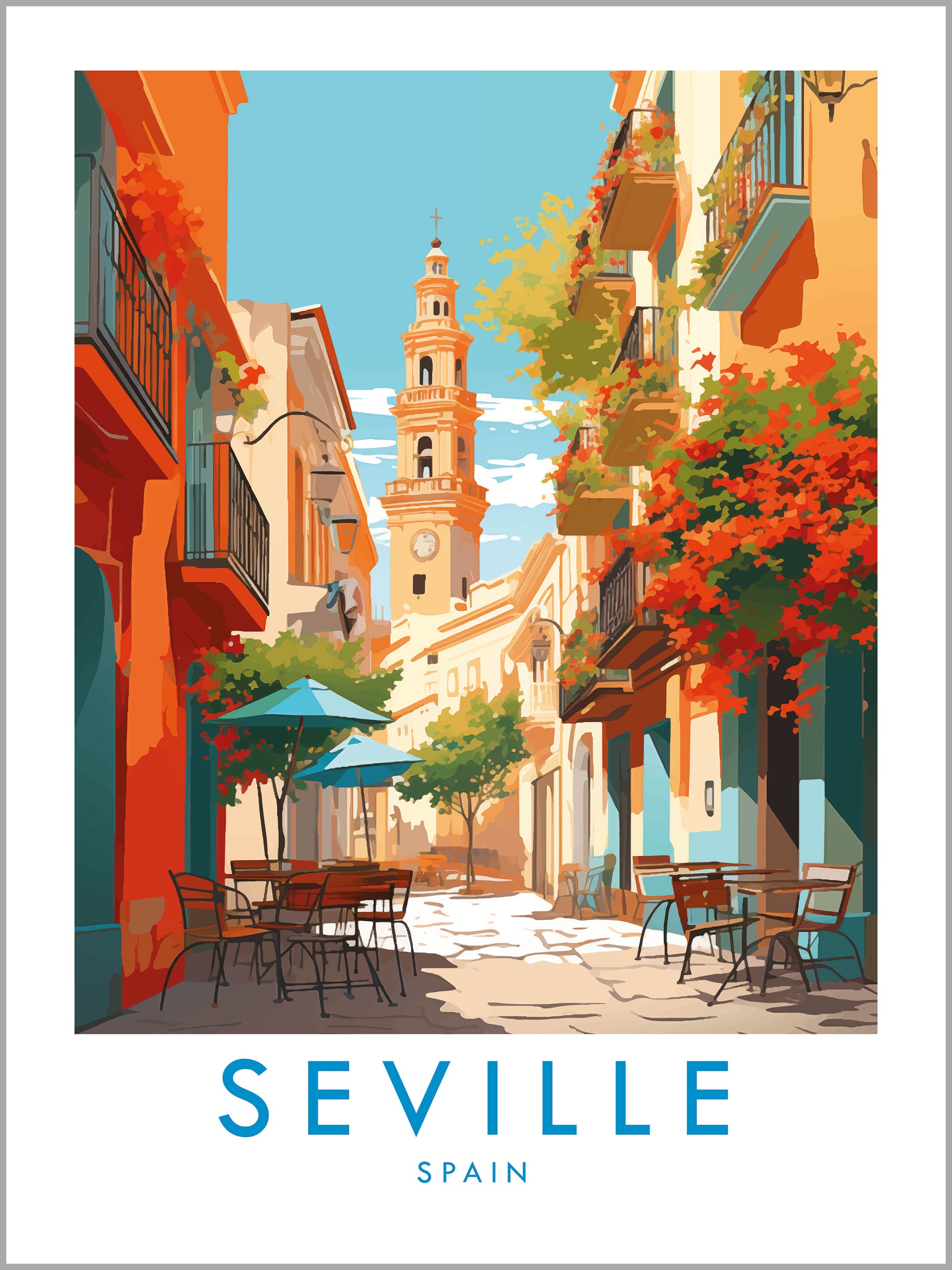 Seville Travel Print