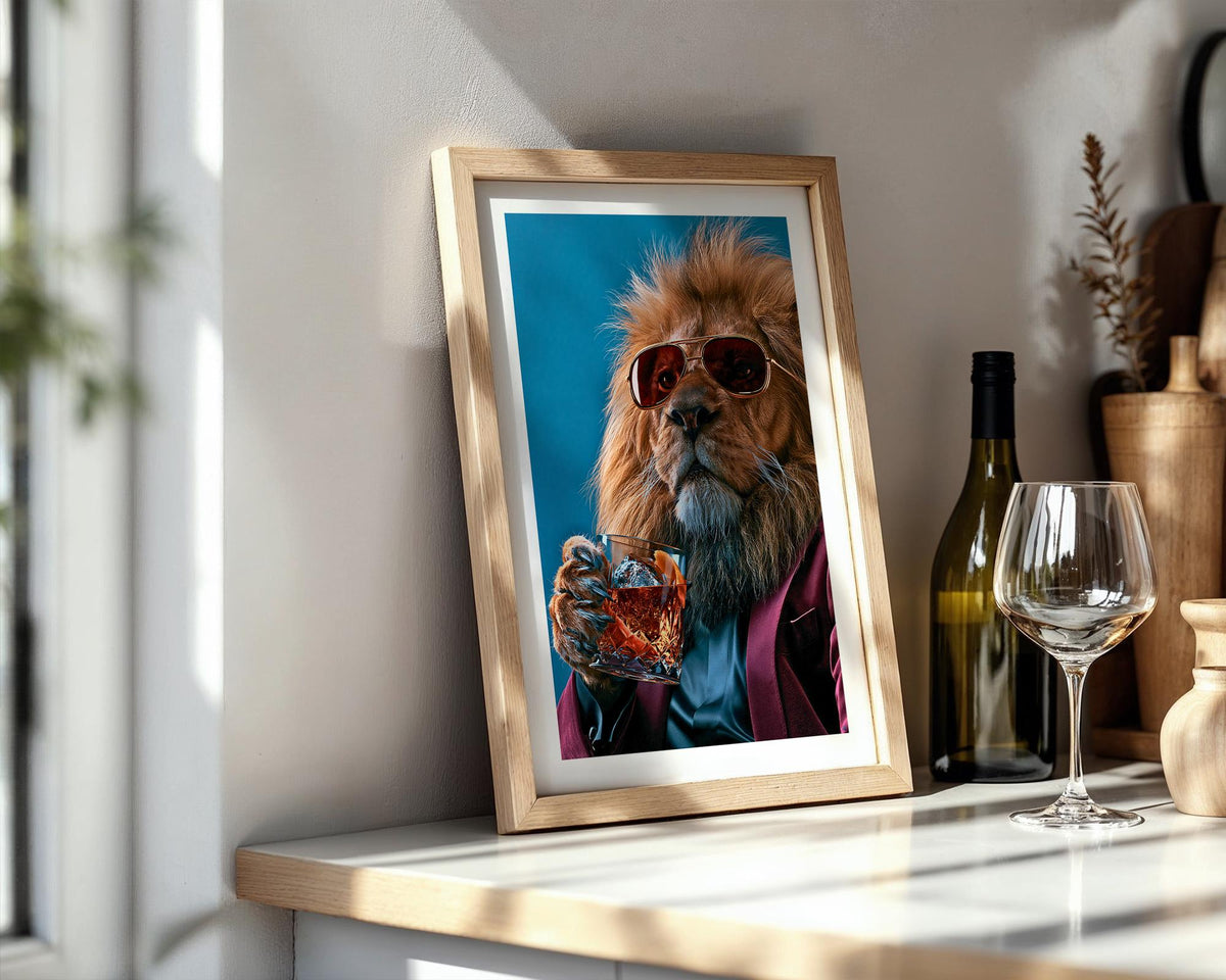 Lion Bar Print