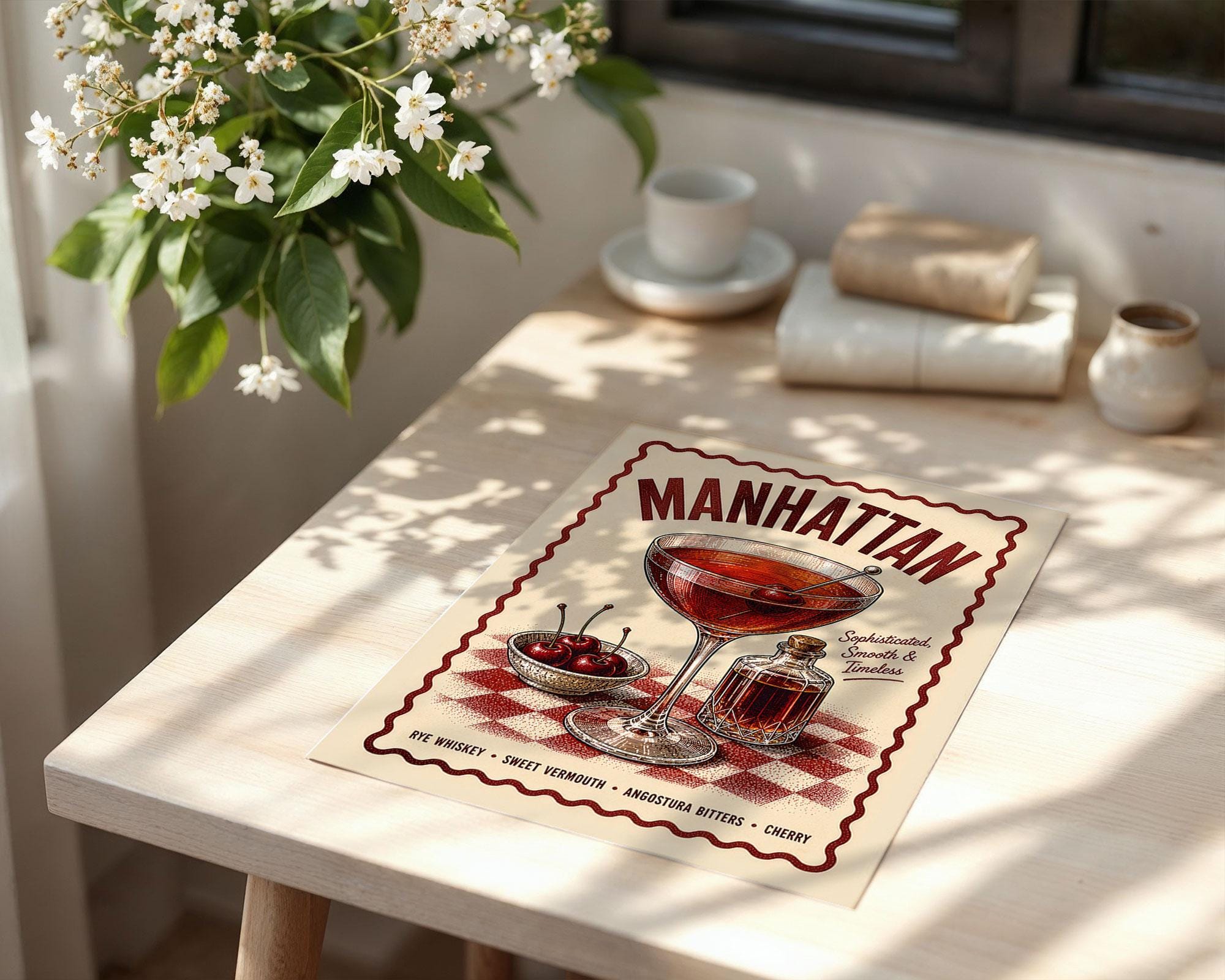 Manhattan Cocktail Print