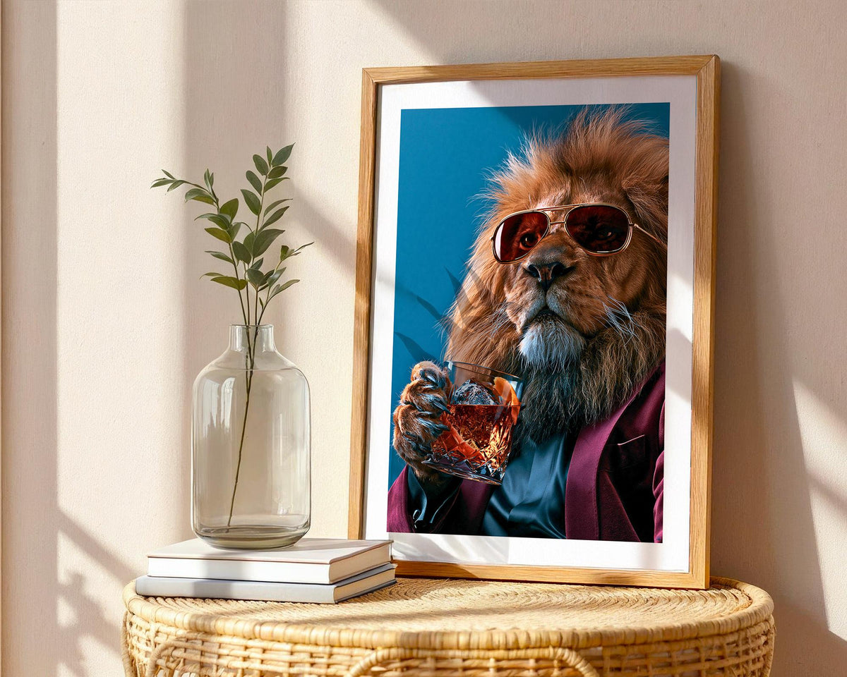 Lion Bar Print