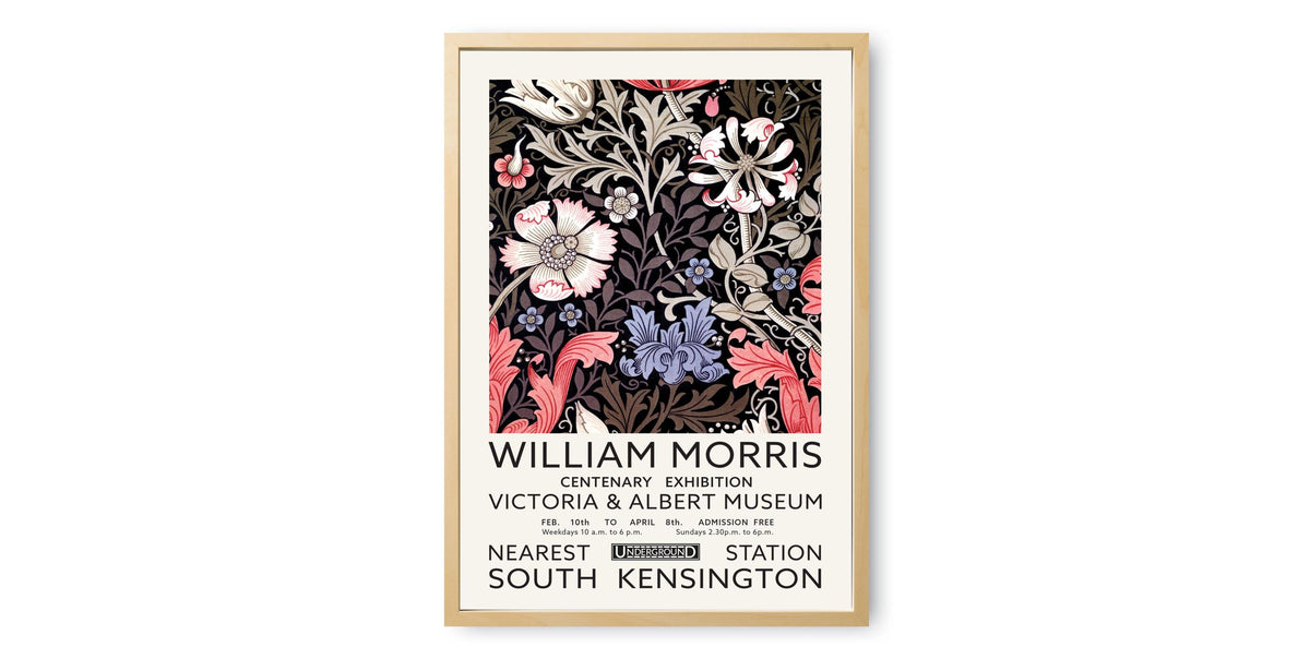 The image is a poster advertising an exhibition at the Victoria & Albert Museum in South Kensington.