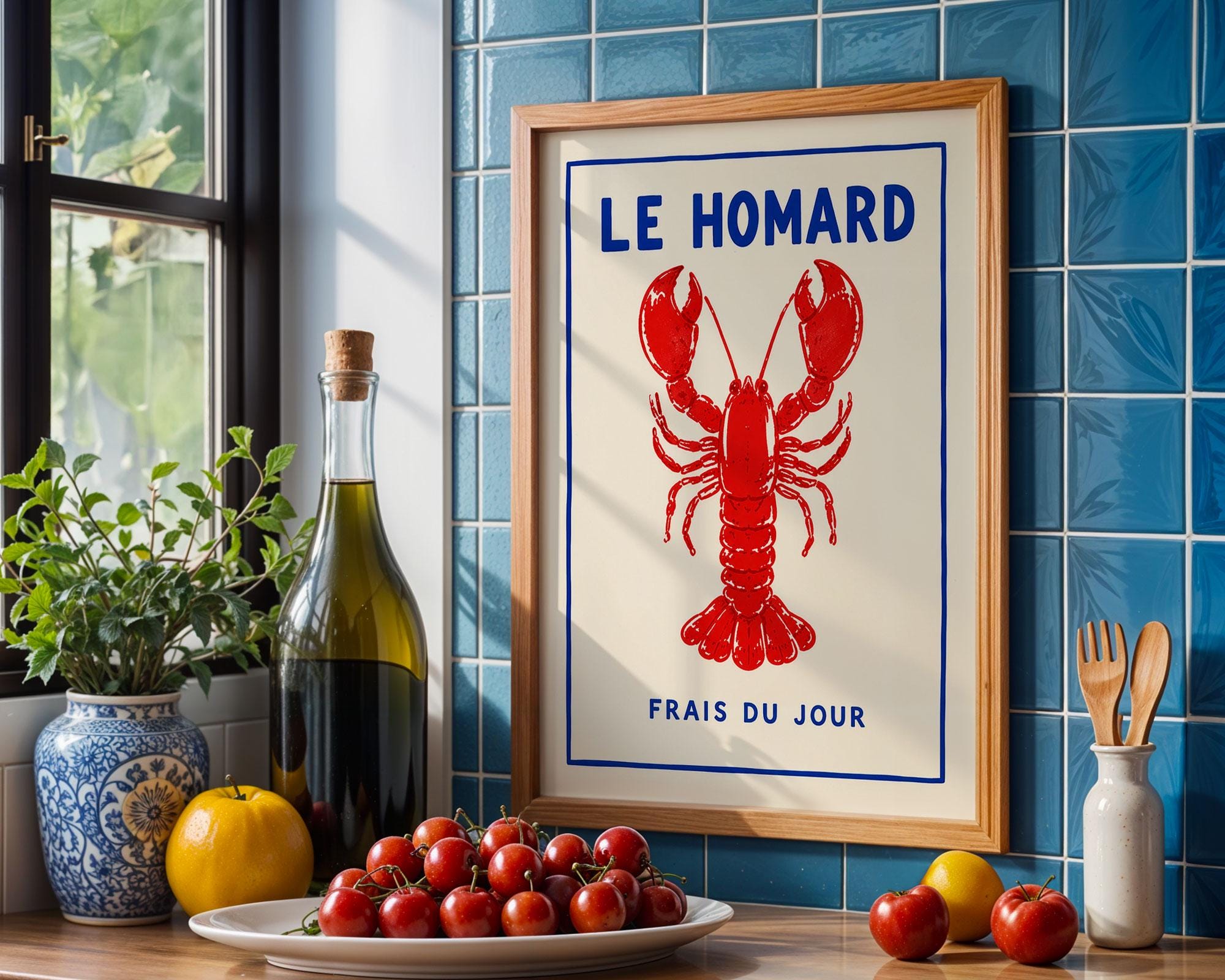 Le Homard Lobster Print