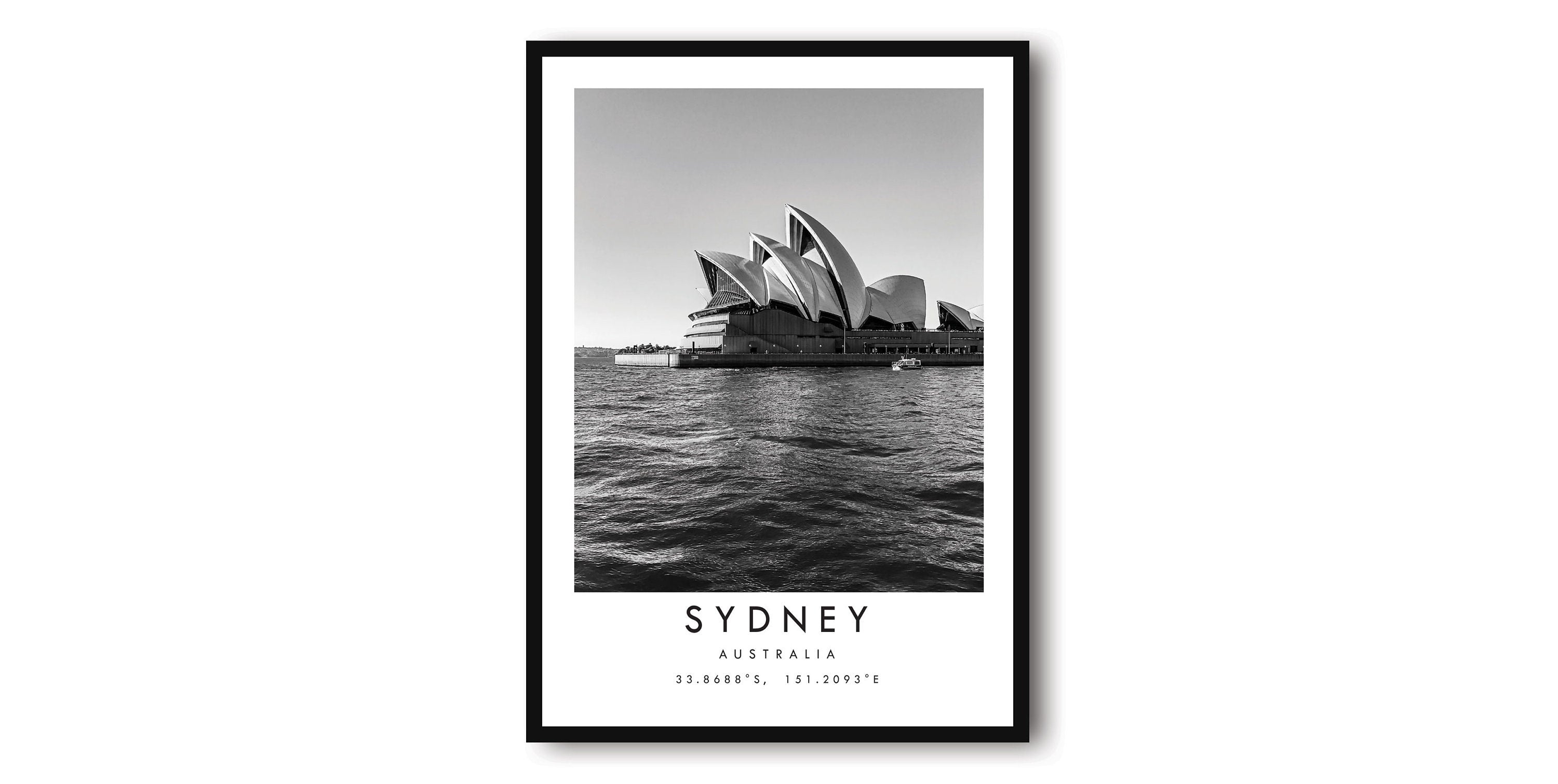 Sydney Travel Print, Sydney Poster Print, Sydney Wall Art Minimalist, Australia Print, Prints of Australia , Sydney Opera House