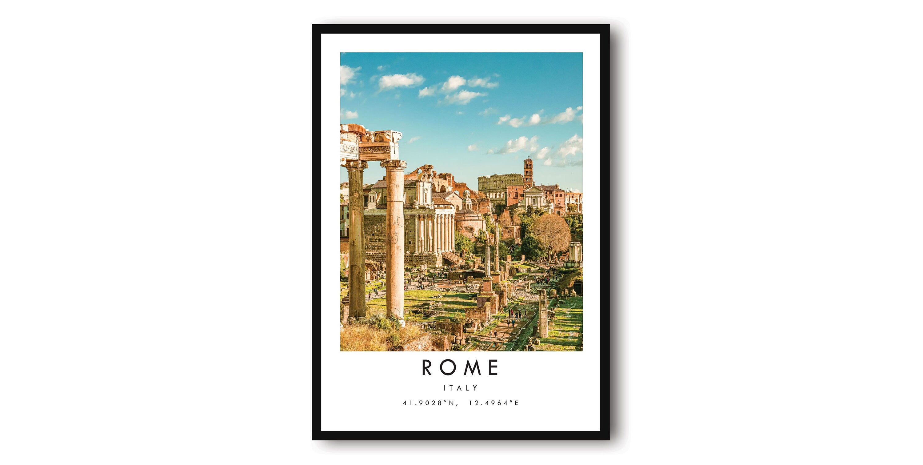 Rome Travel Print, Italy Poster, Colour Print, Unique Wall Art, Minimalist Home Decor, City A1/A2/A3/A4/A5