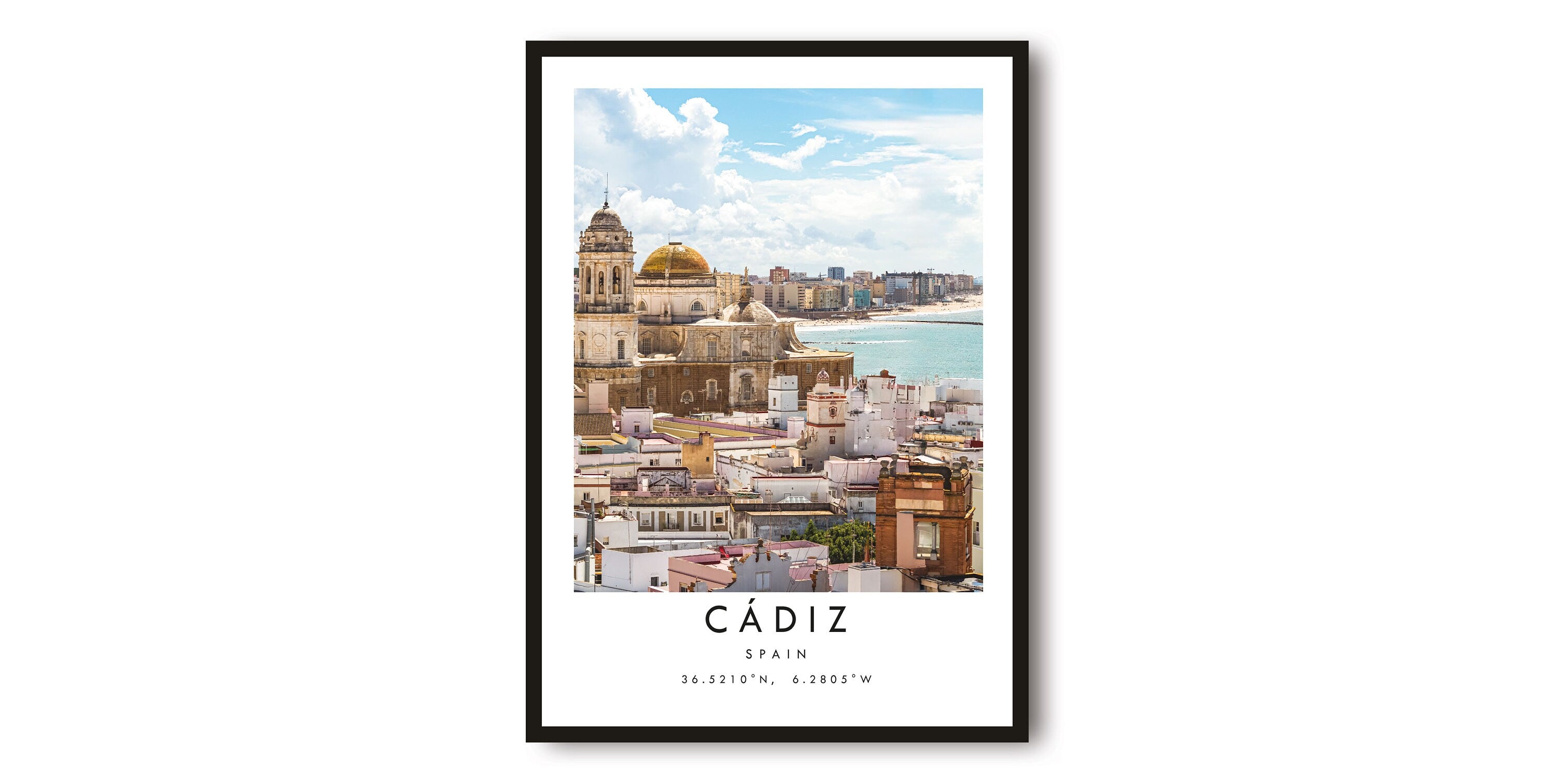 Cadiz Travel Print, Cadiz Poster, Unique Wallart Decor, Home Decor, Spain Cadiz , Popular Print A1/A2/A3/A4/A5