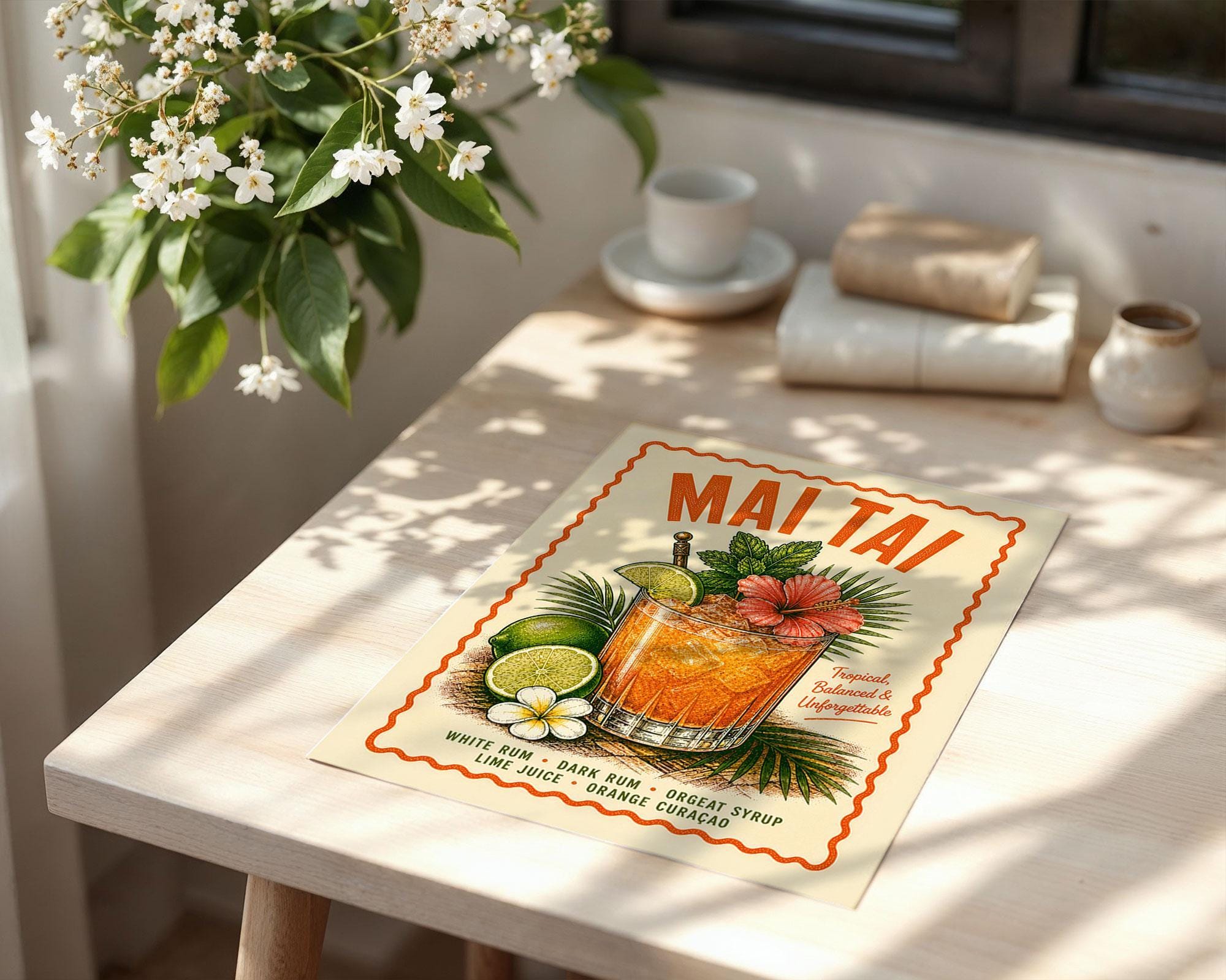 Mai Tai Cocktail Print