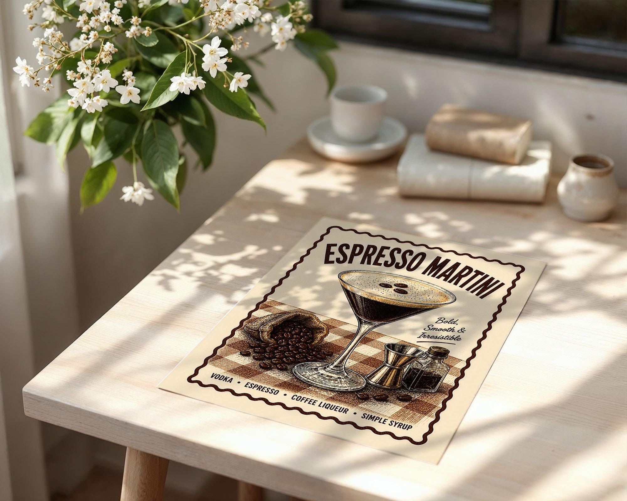 Espresso Martini Cocktail Print