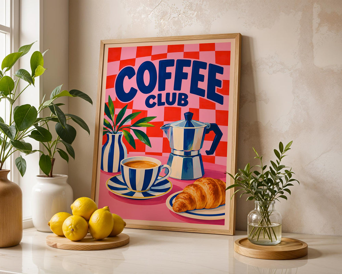 Coffee Club Print