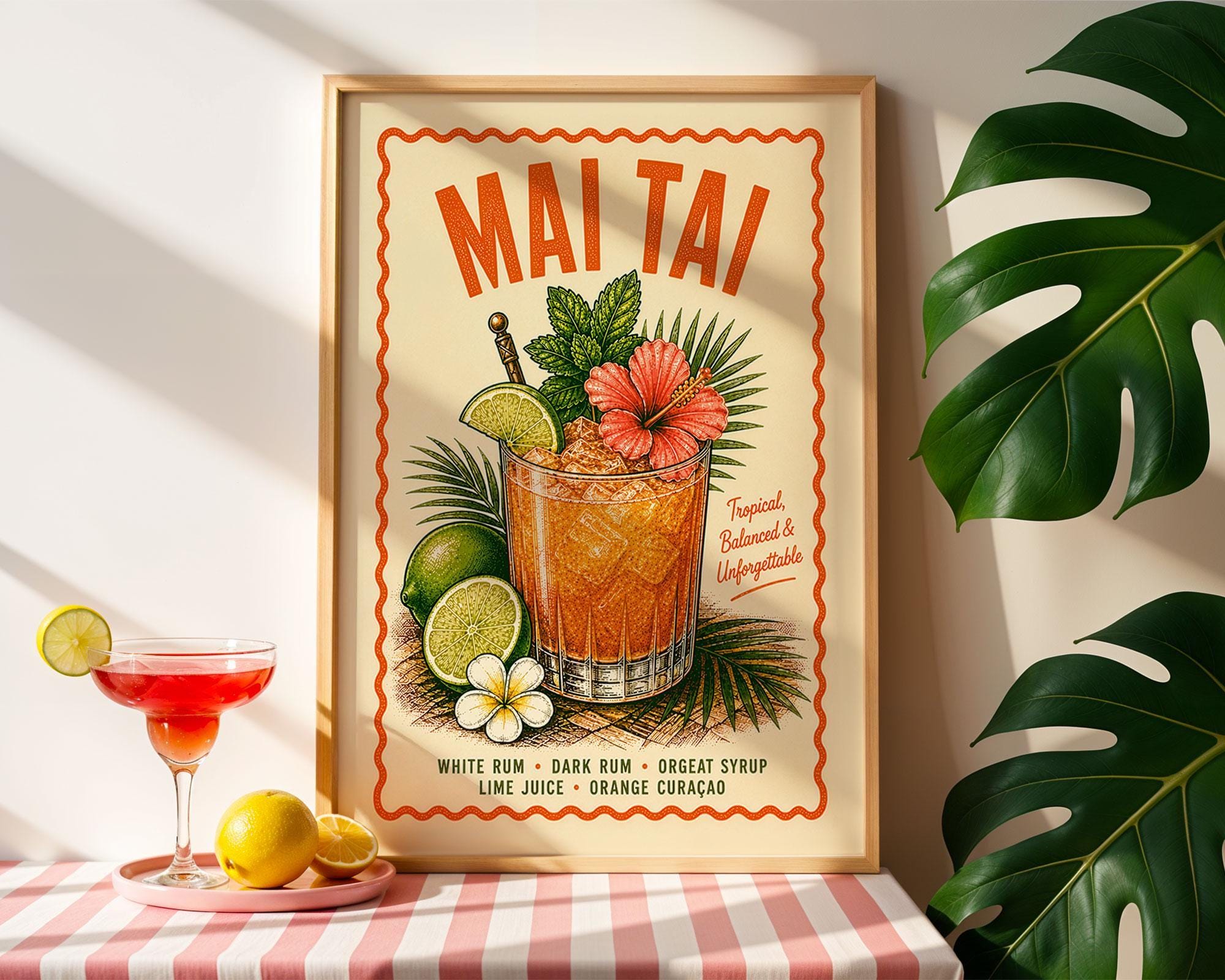 Mai Tai Cocktail Print