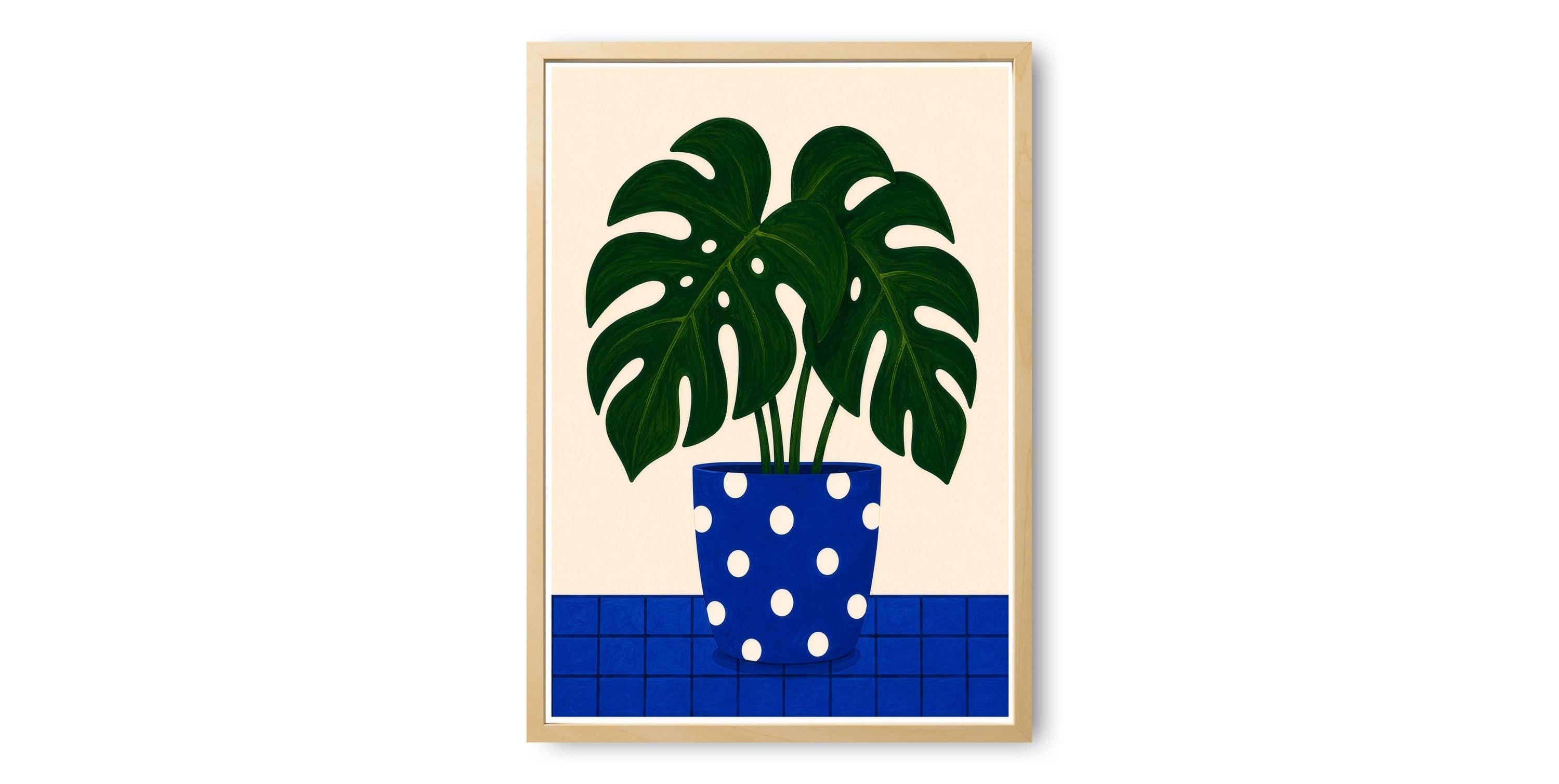 Monstera Plant Print