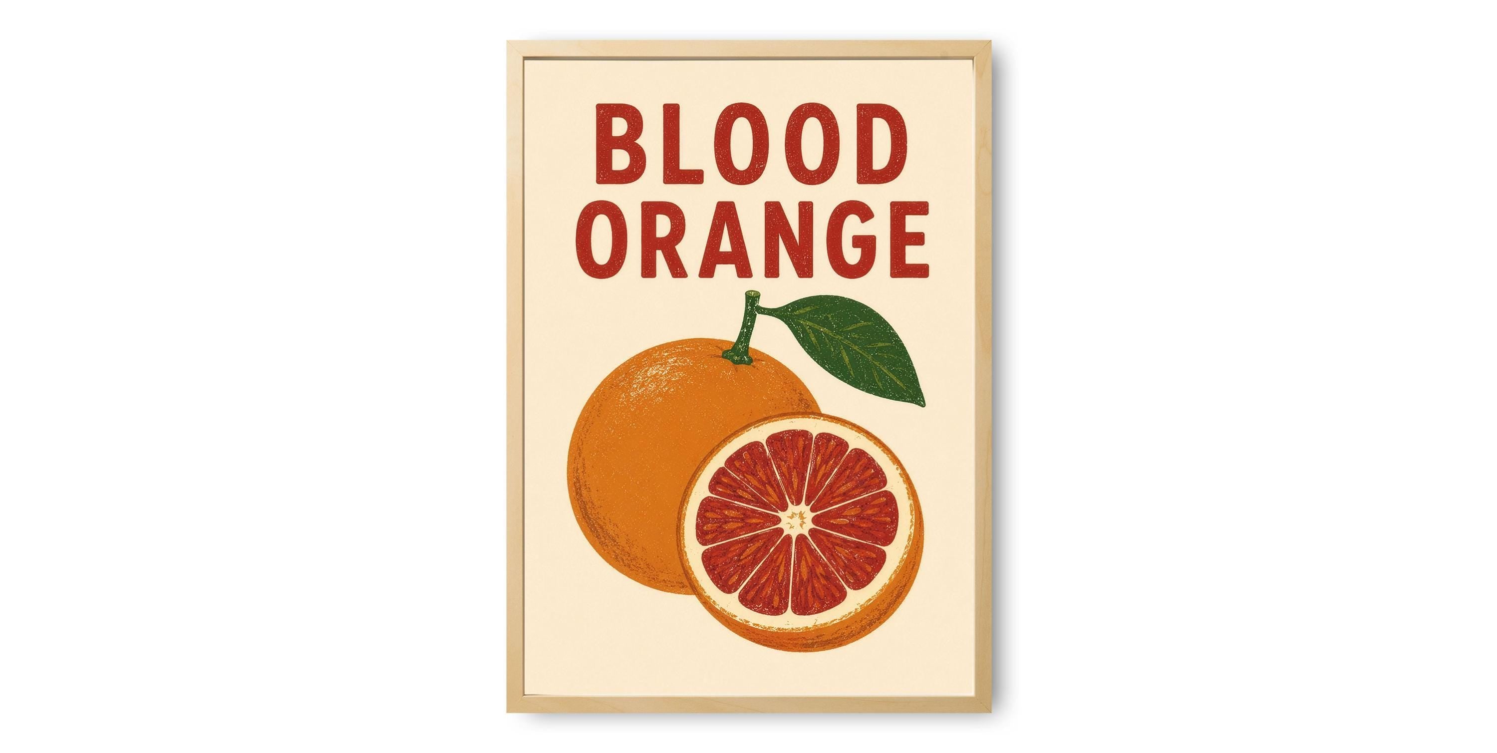 Blood Orange Print