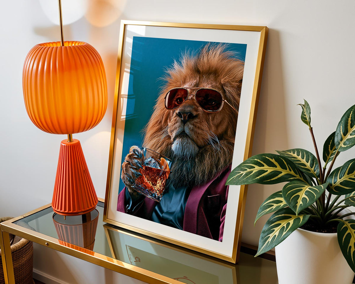 Lion Bar Print