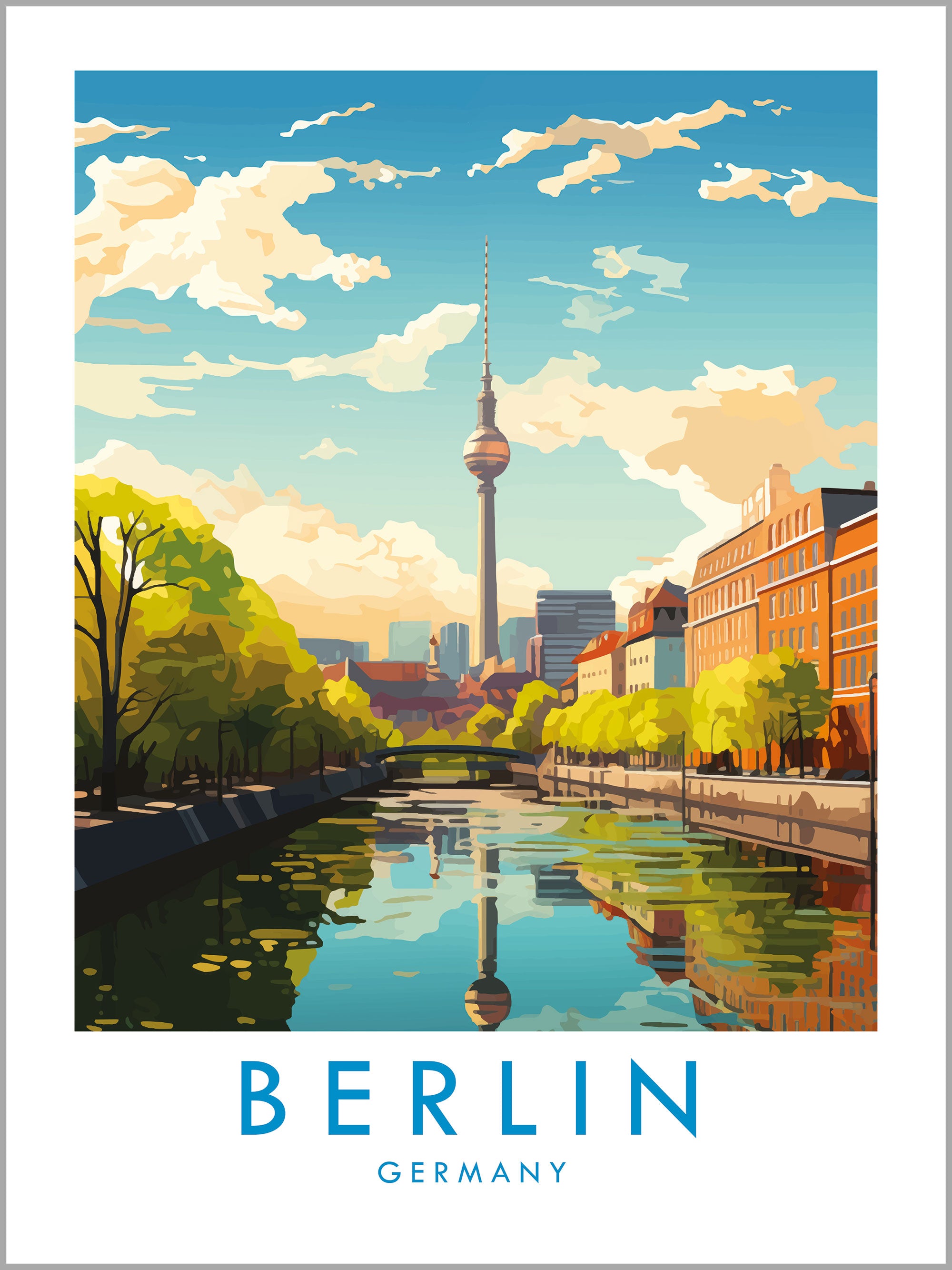 Berlin Travel Print
