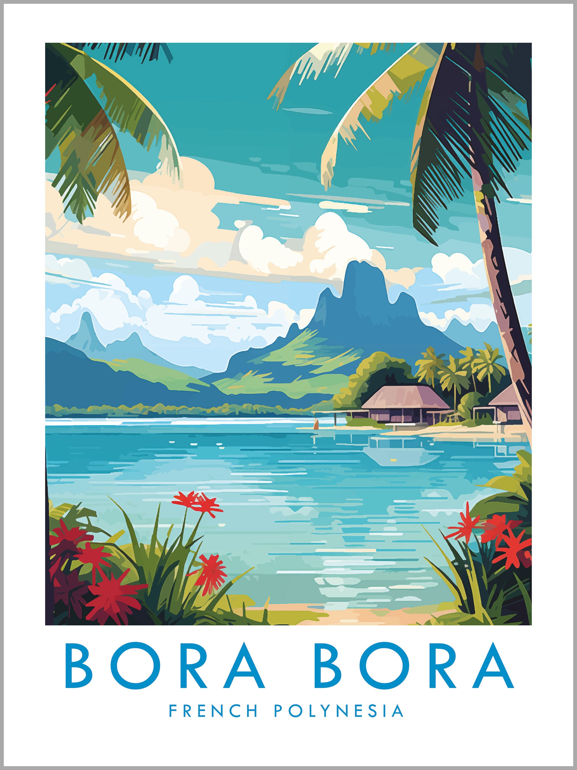 Bora Bora Travel Print