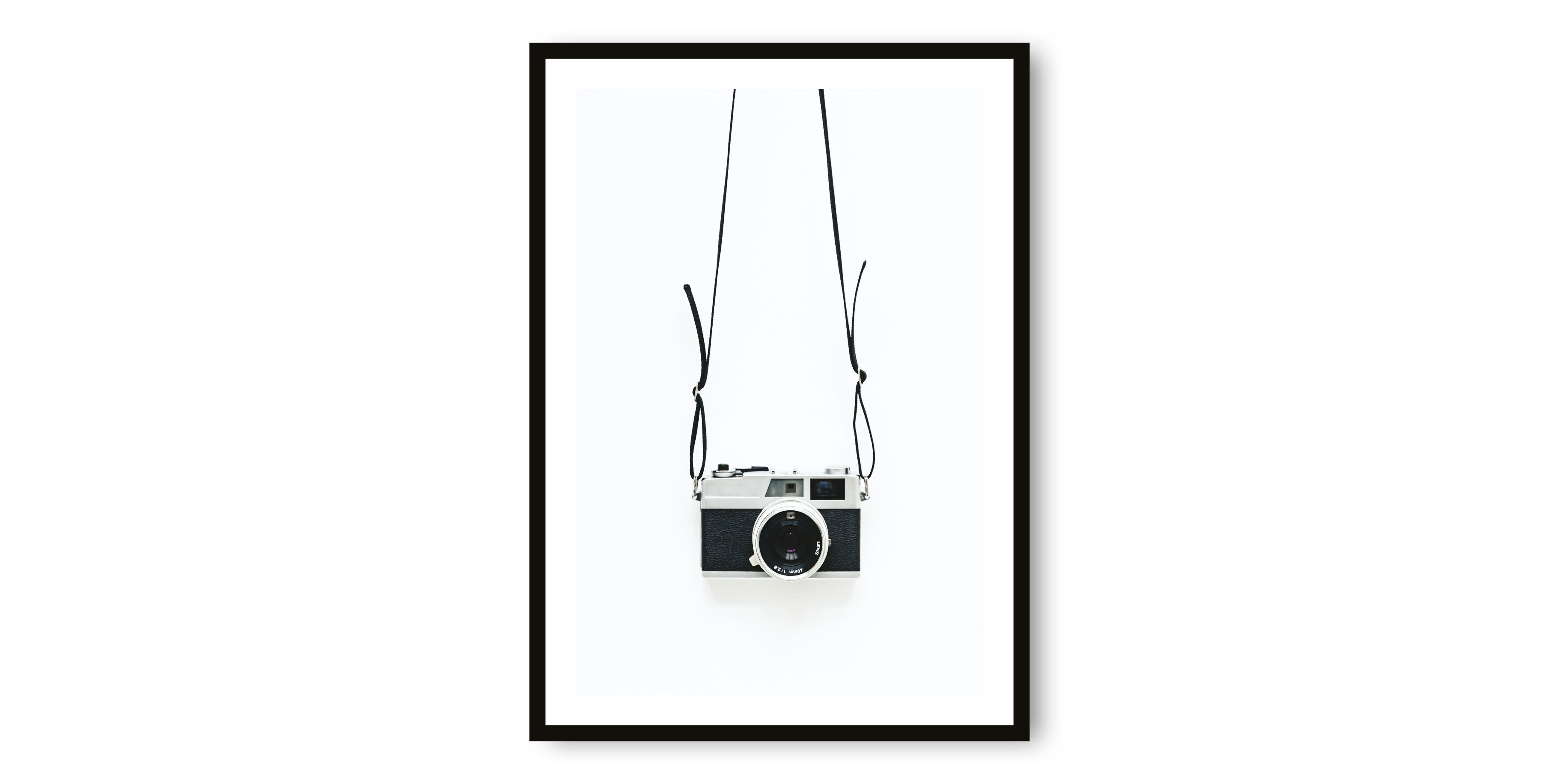 Minimal Hanging Camera Print