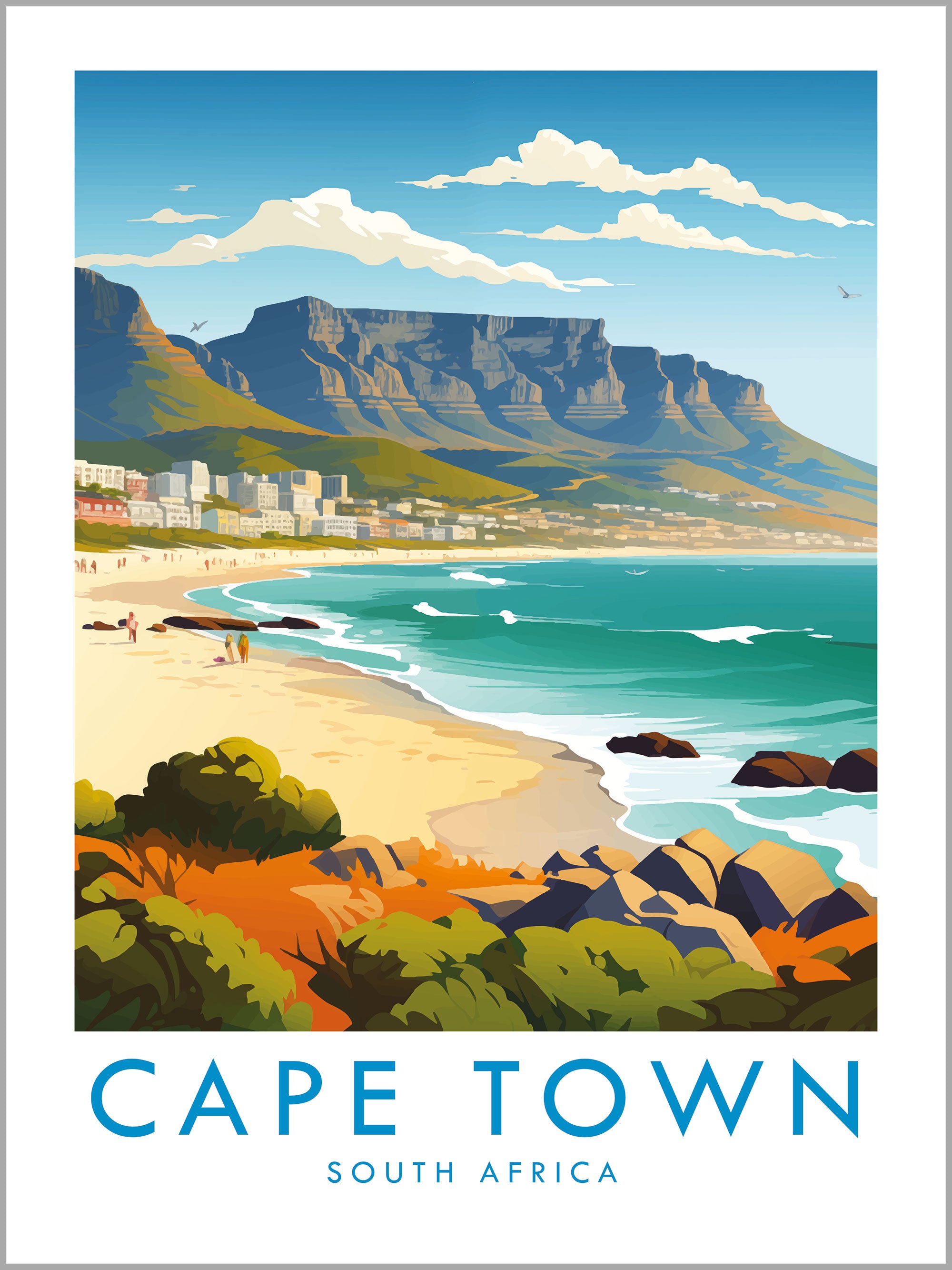 Cape Town Travel Print