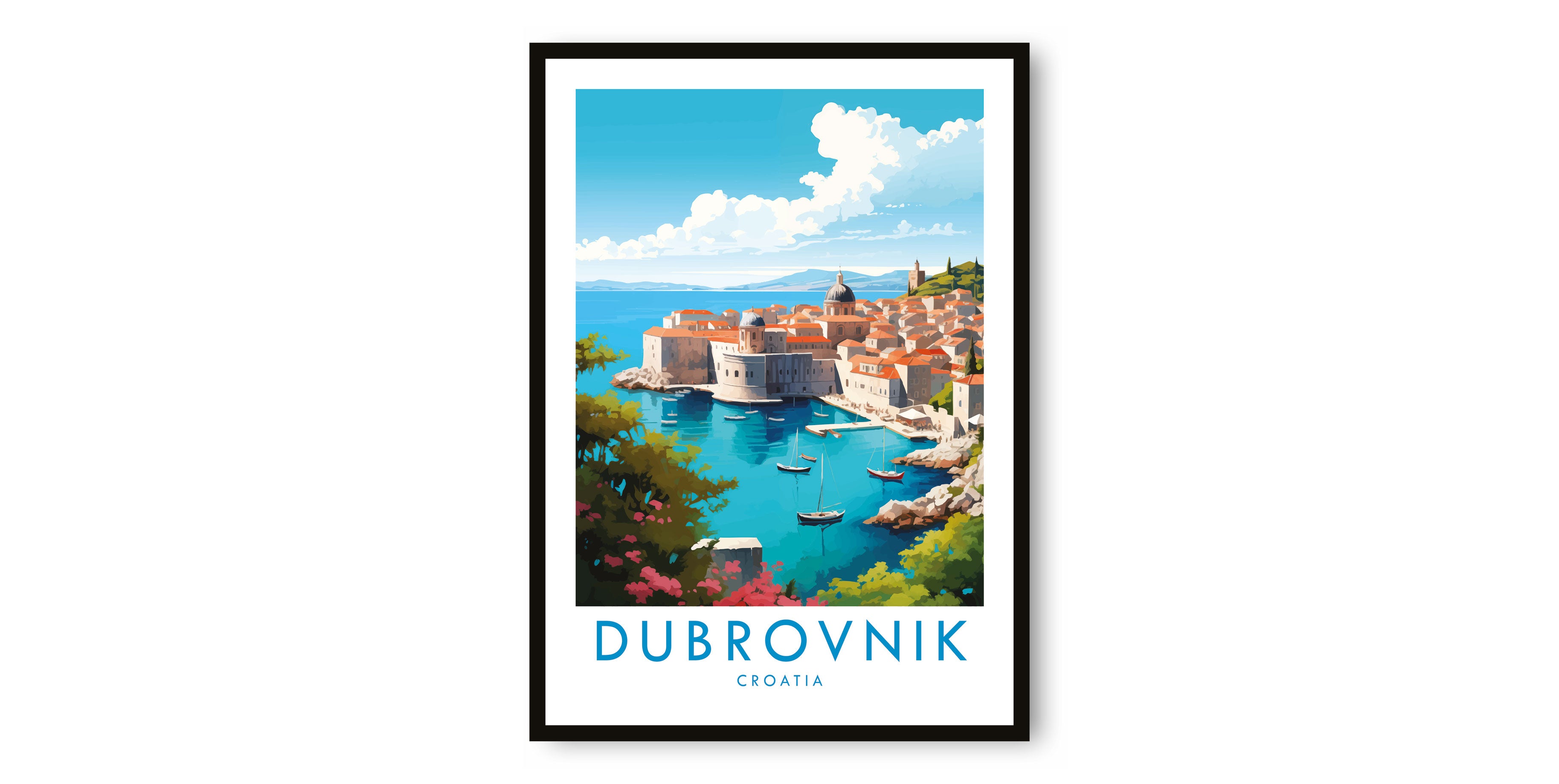 Dubrovnik Travel Print