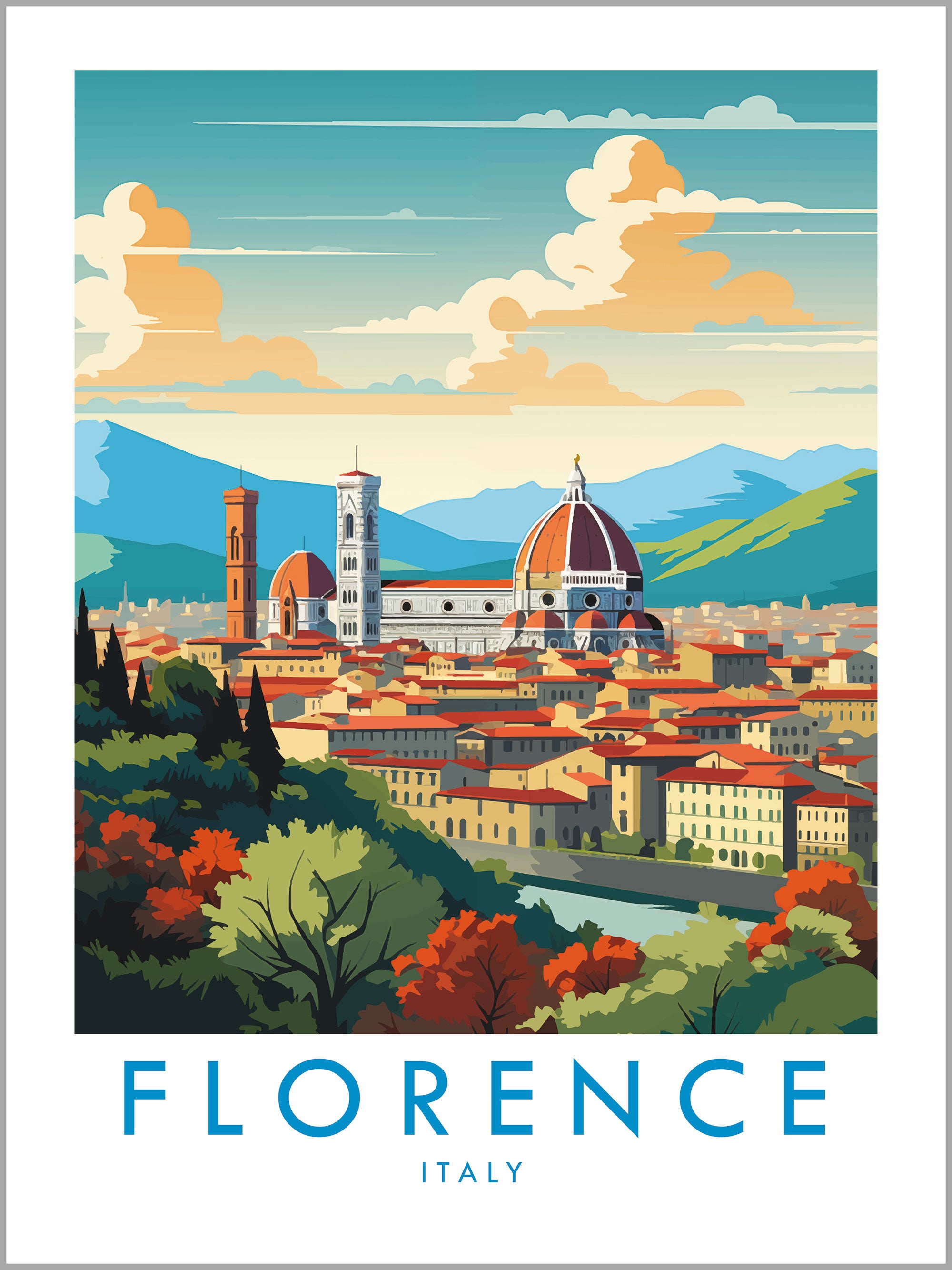 Florence Travel Print