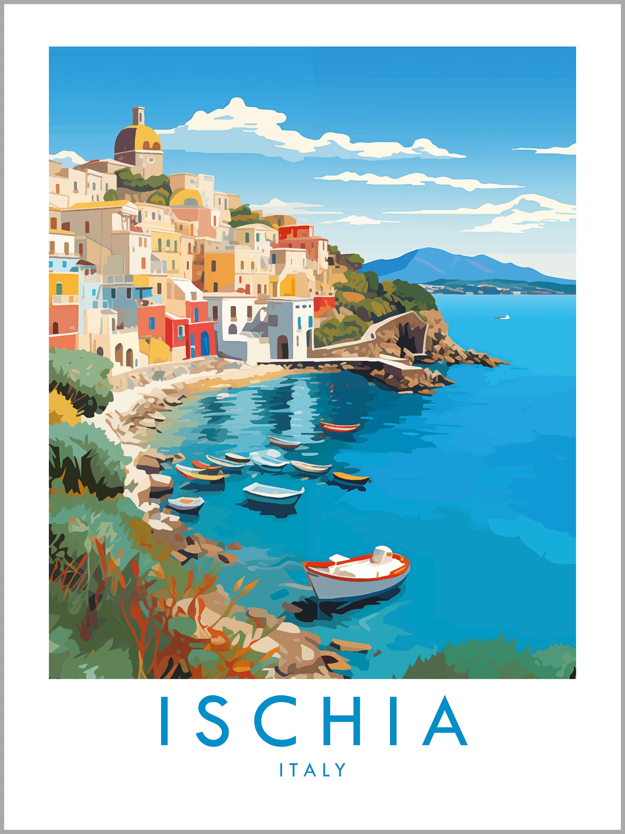 Ischia Travel Print