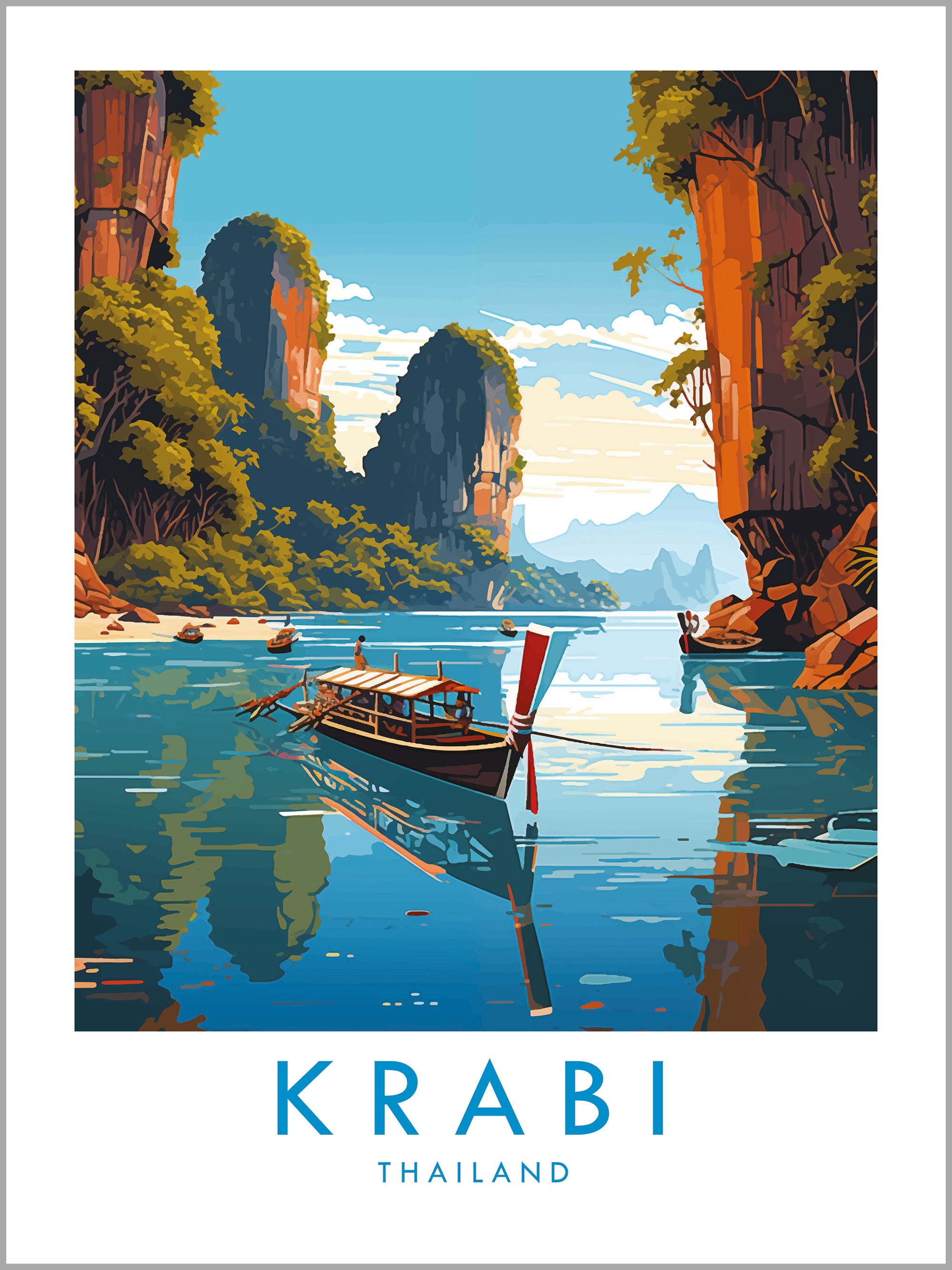 Krabi Travel Print