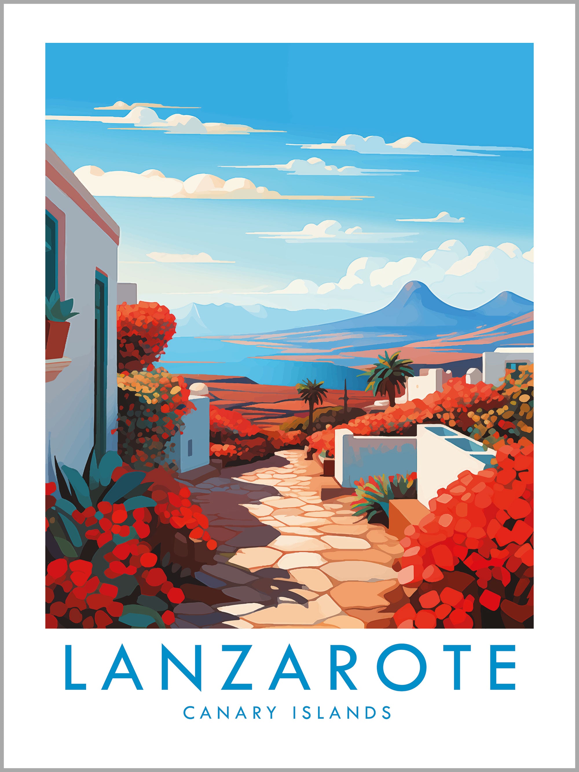 Lanzarote Travel Print