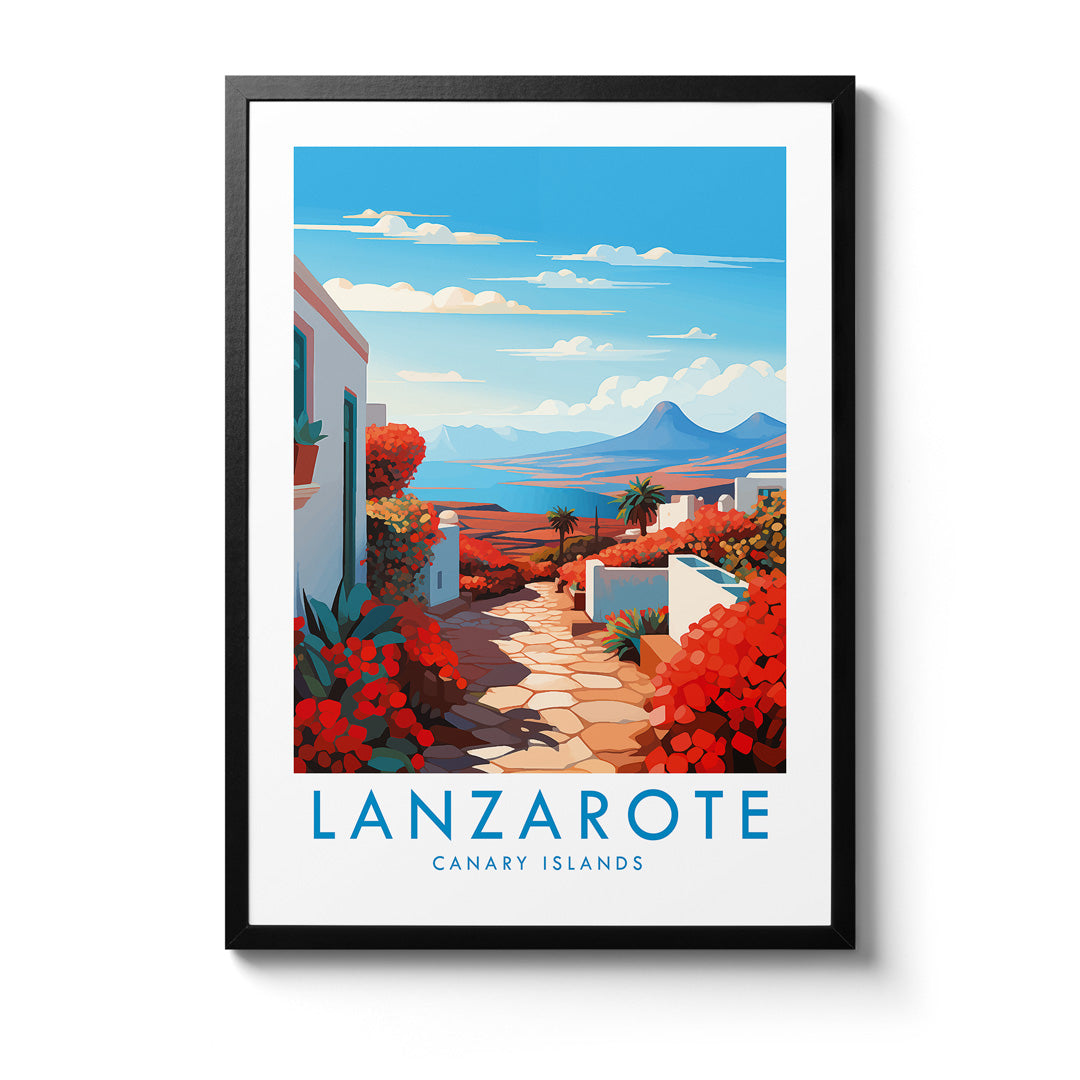Lanzarote Travel Print