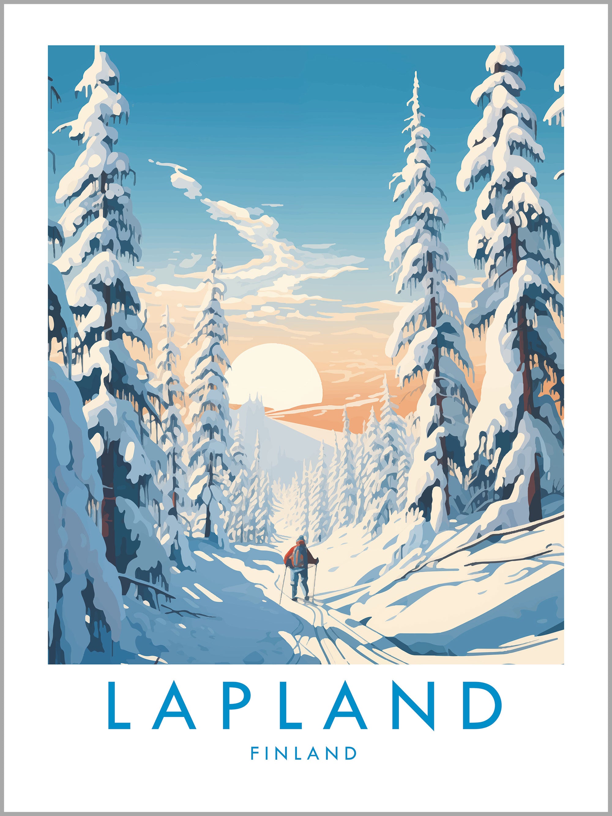 Lapland Travel Print
