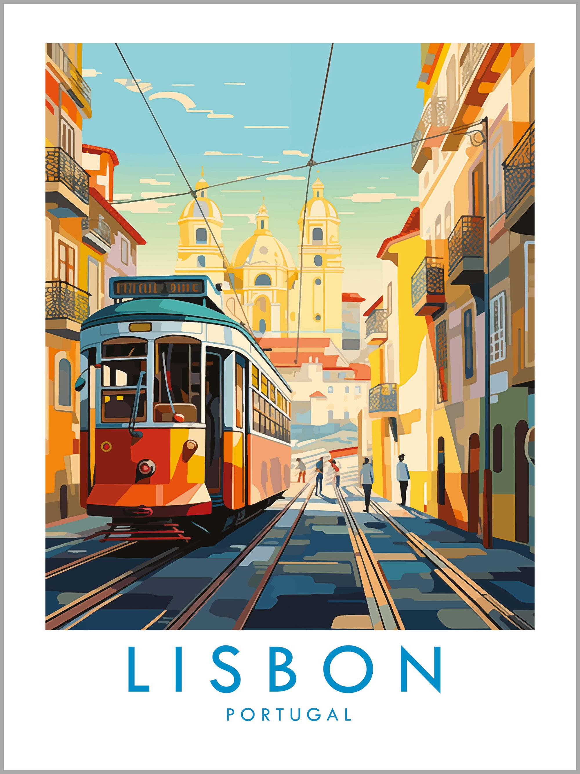 Lisbon Travel Print