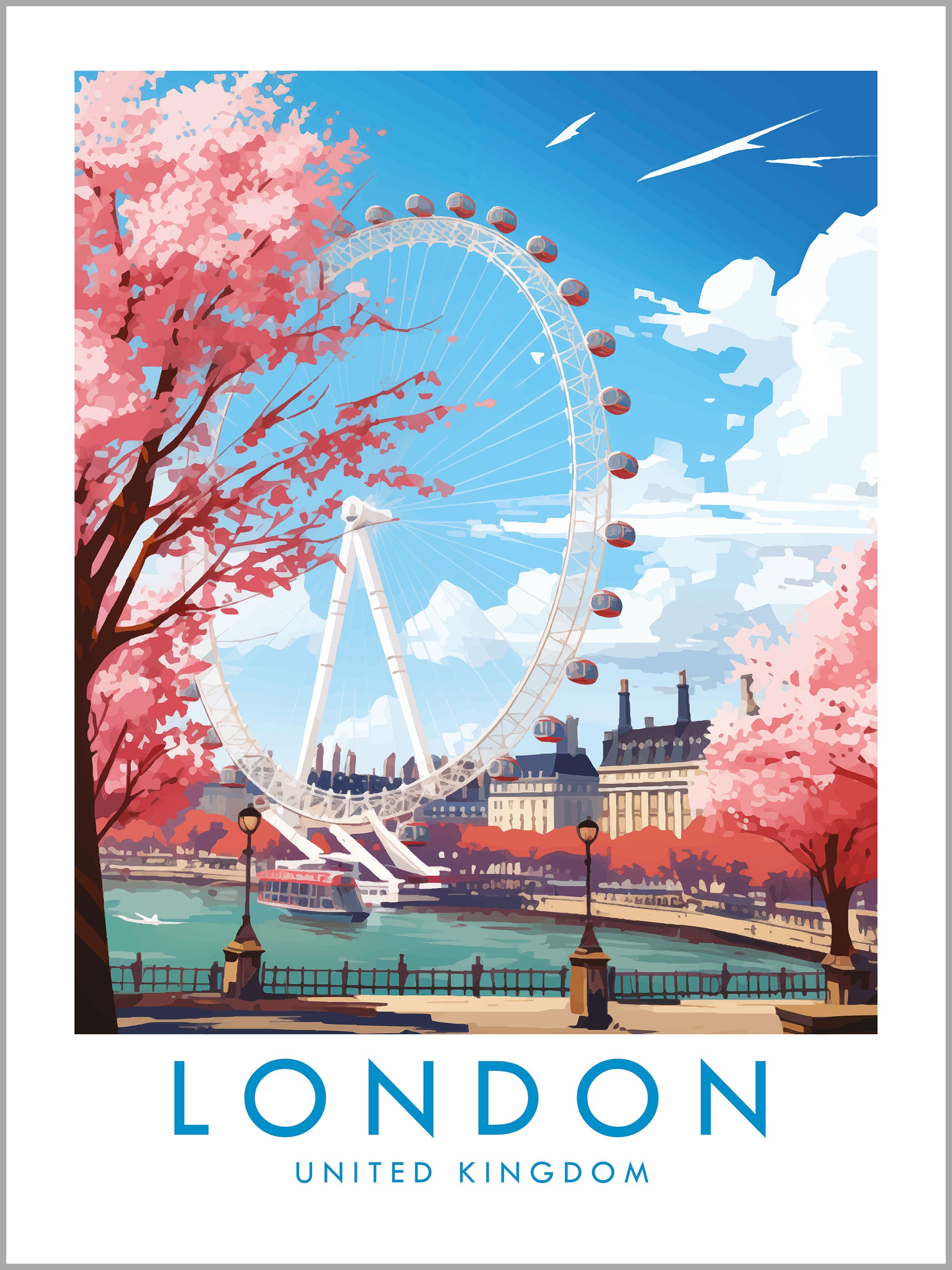 London Travel Print