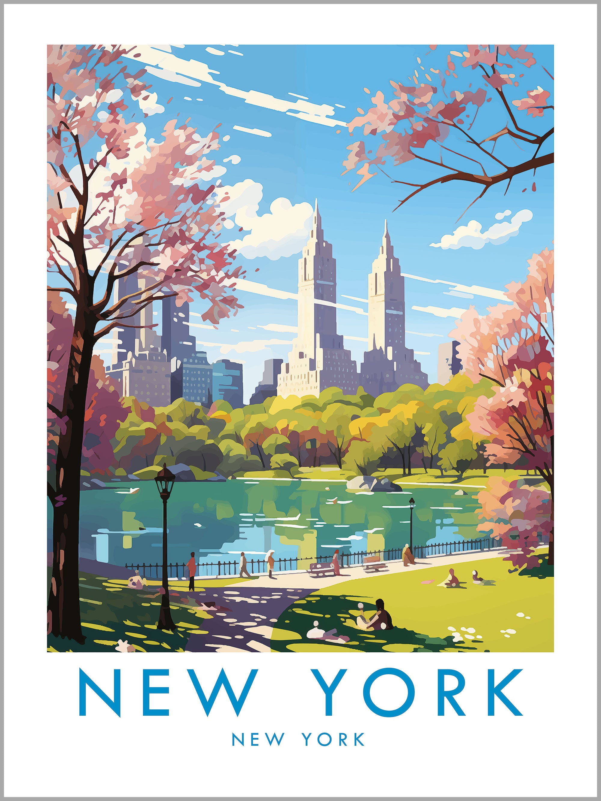 New York Travel Print