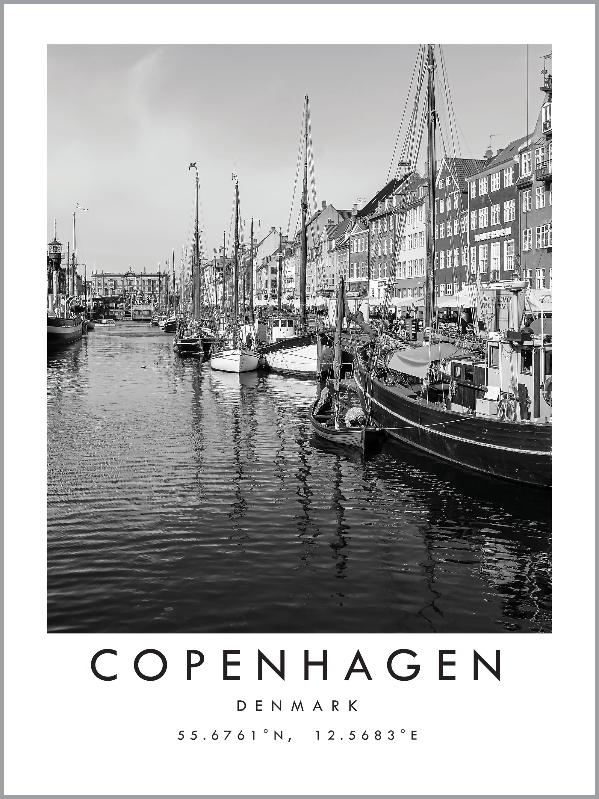 Copenhagen Travel Print
