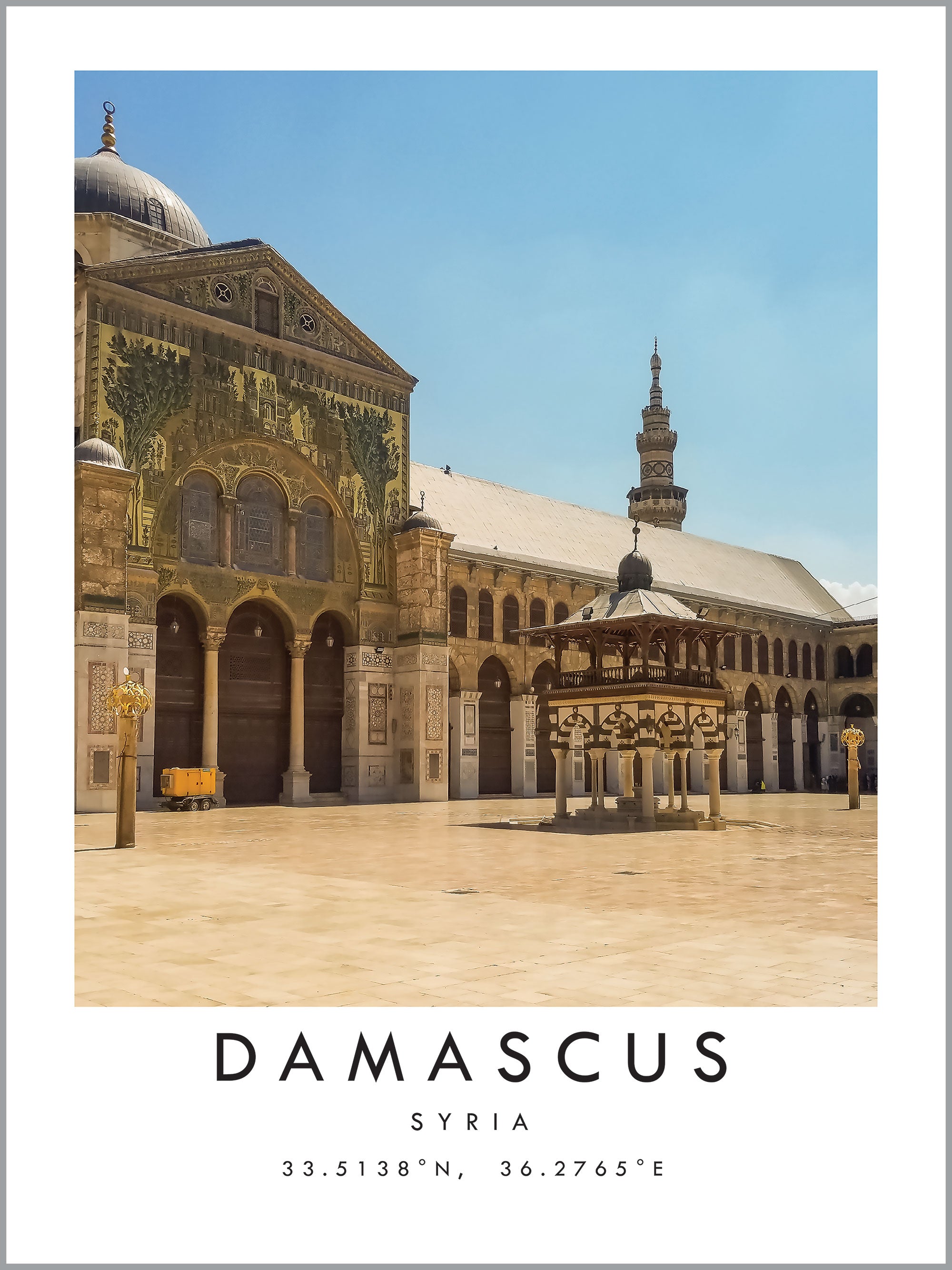 Damascus Travel Print