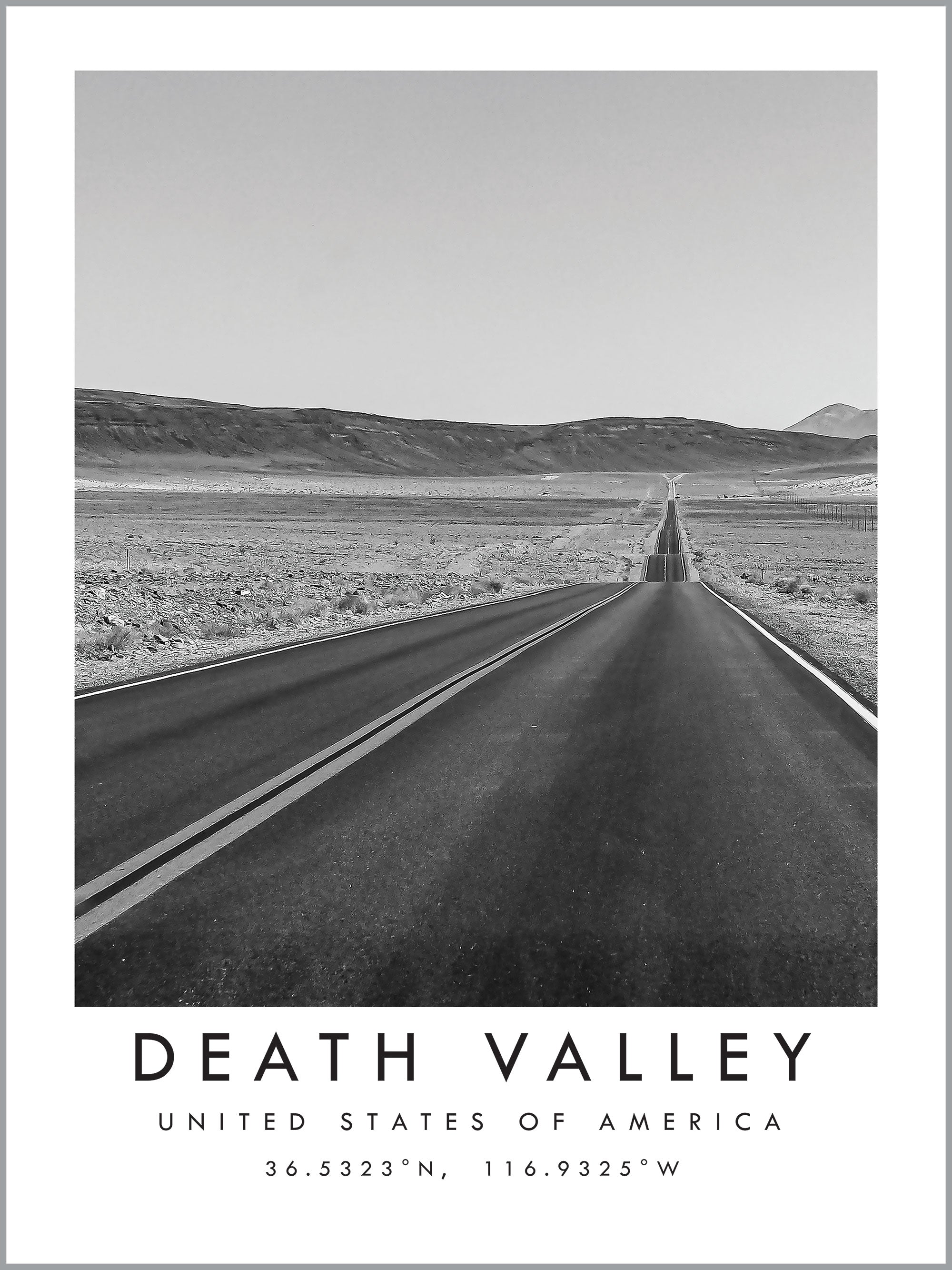Death Valley Travel Print