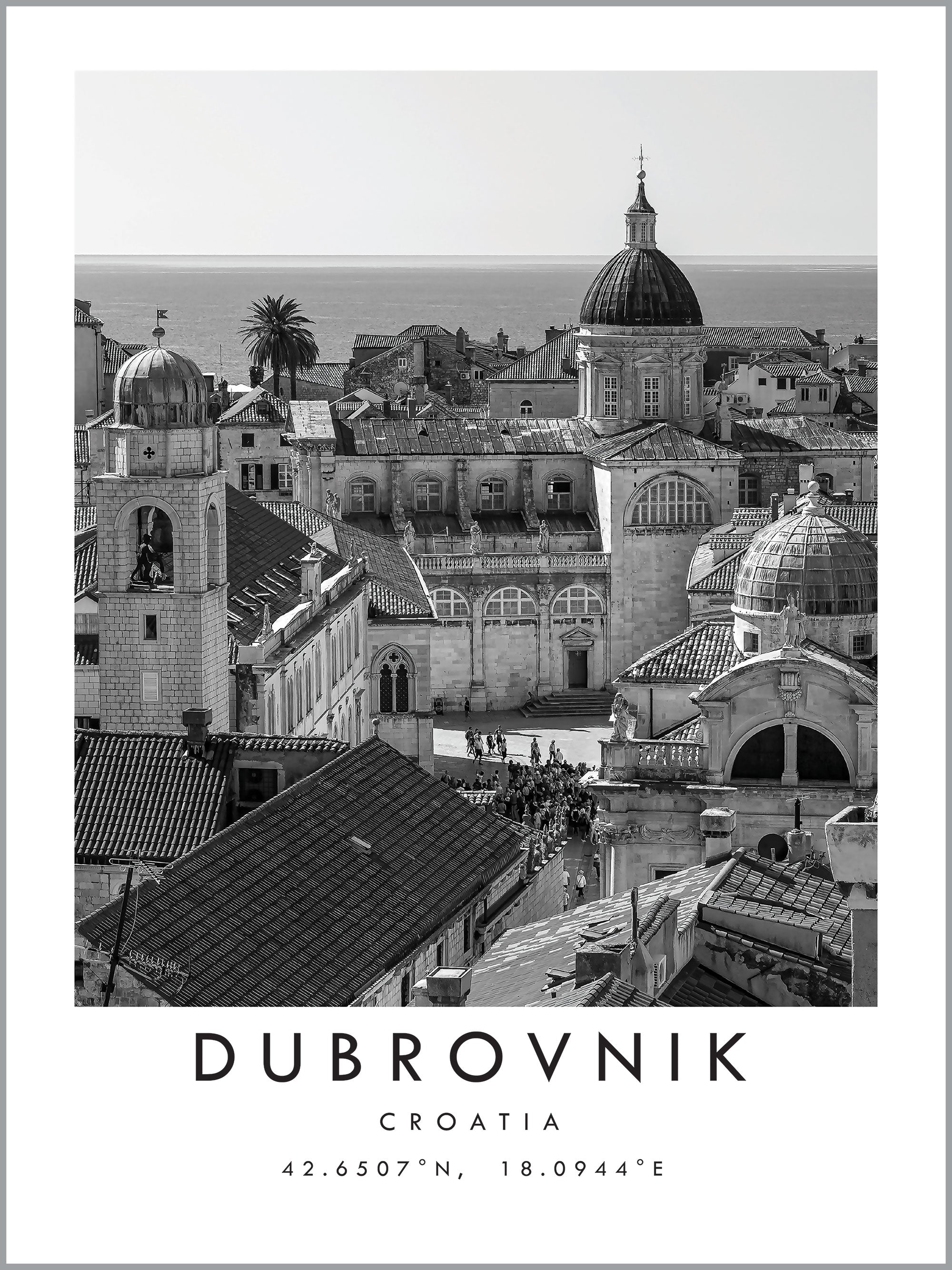 Dubrovnik Travel Print