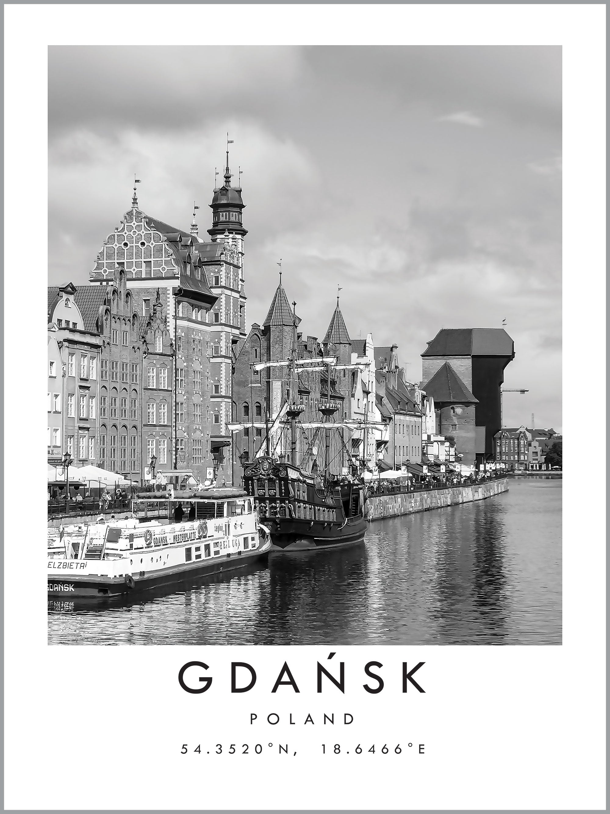 Gdansk Travel Print