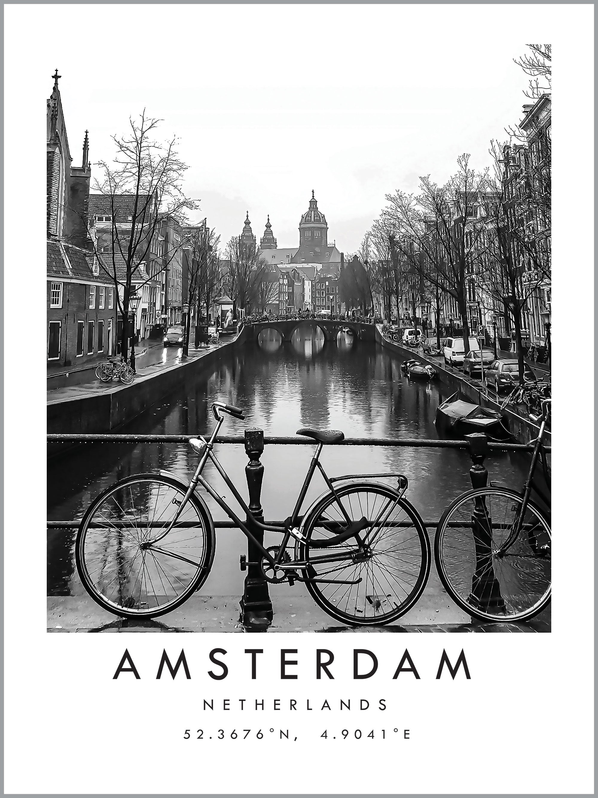 Amsterdam Travel Print