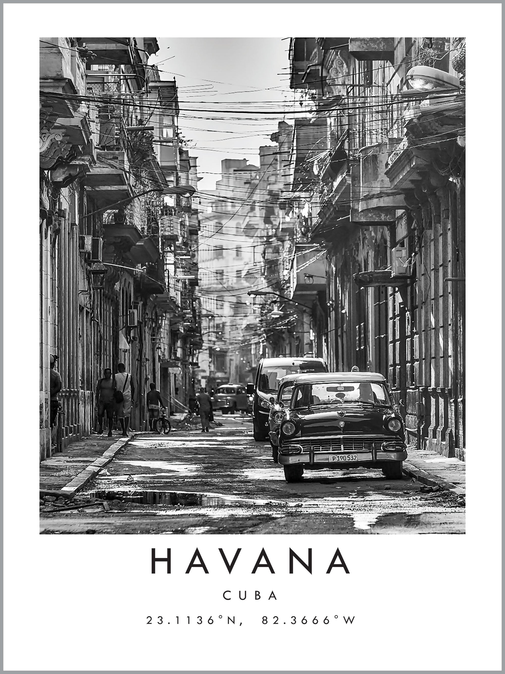 Havana Travel Print