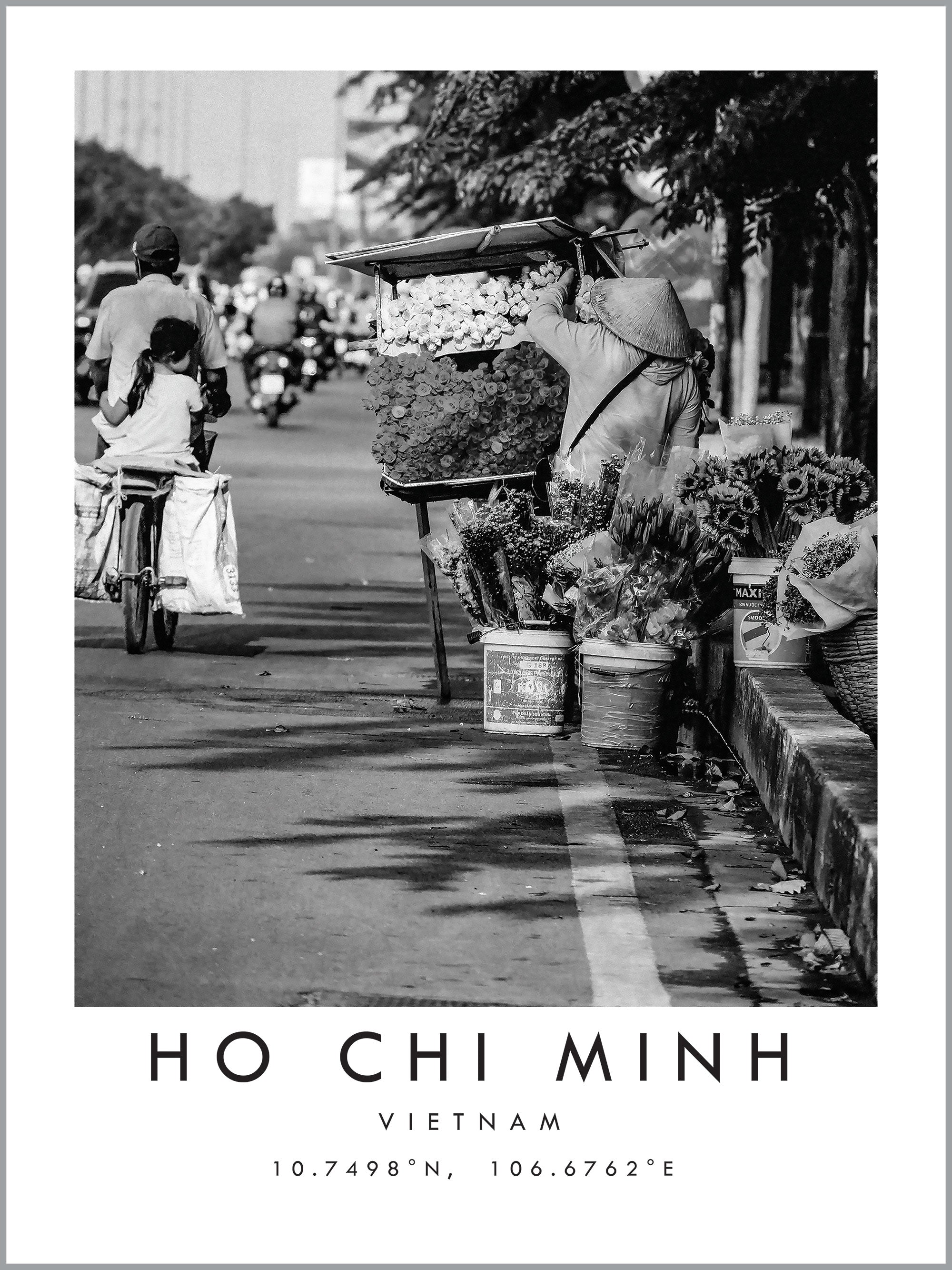 Ho Chi Minh Travel Print