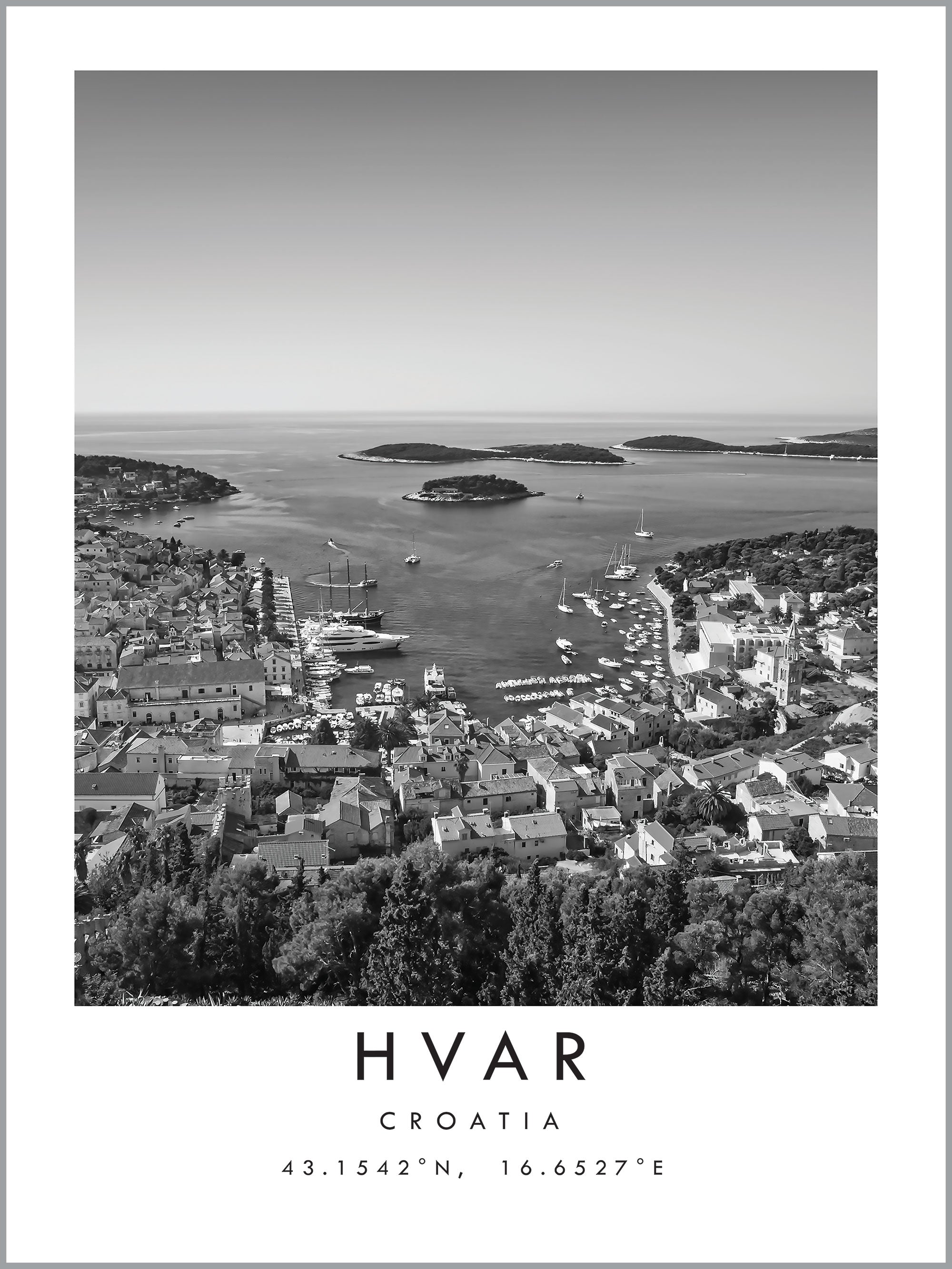 Hvar Travel Print