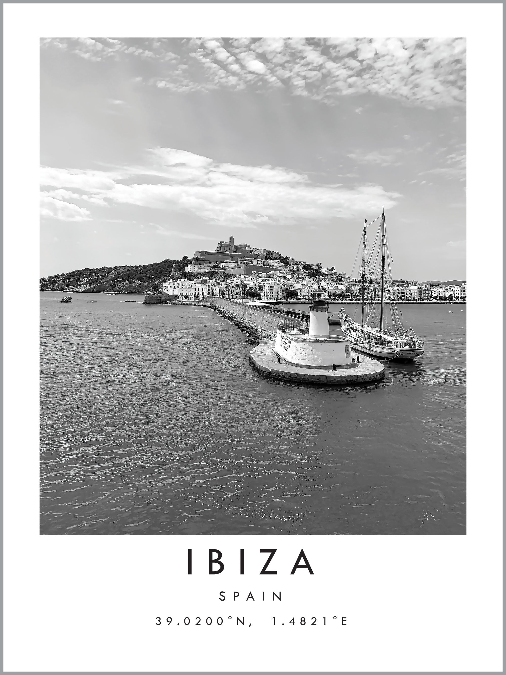 Ibiza Travel Print