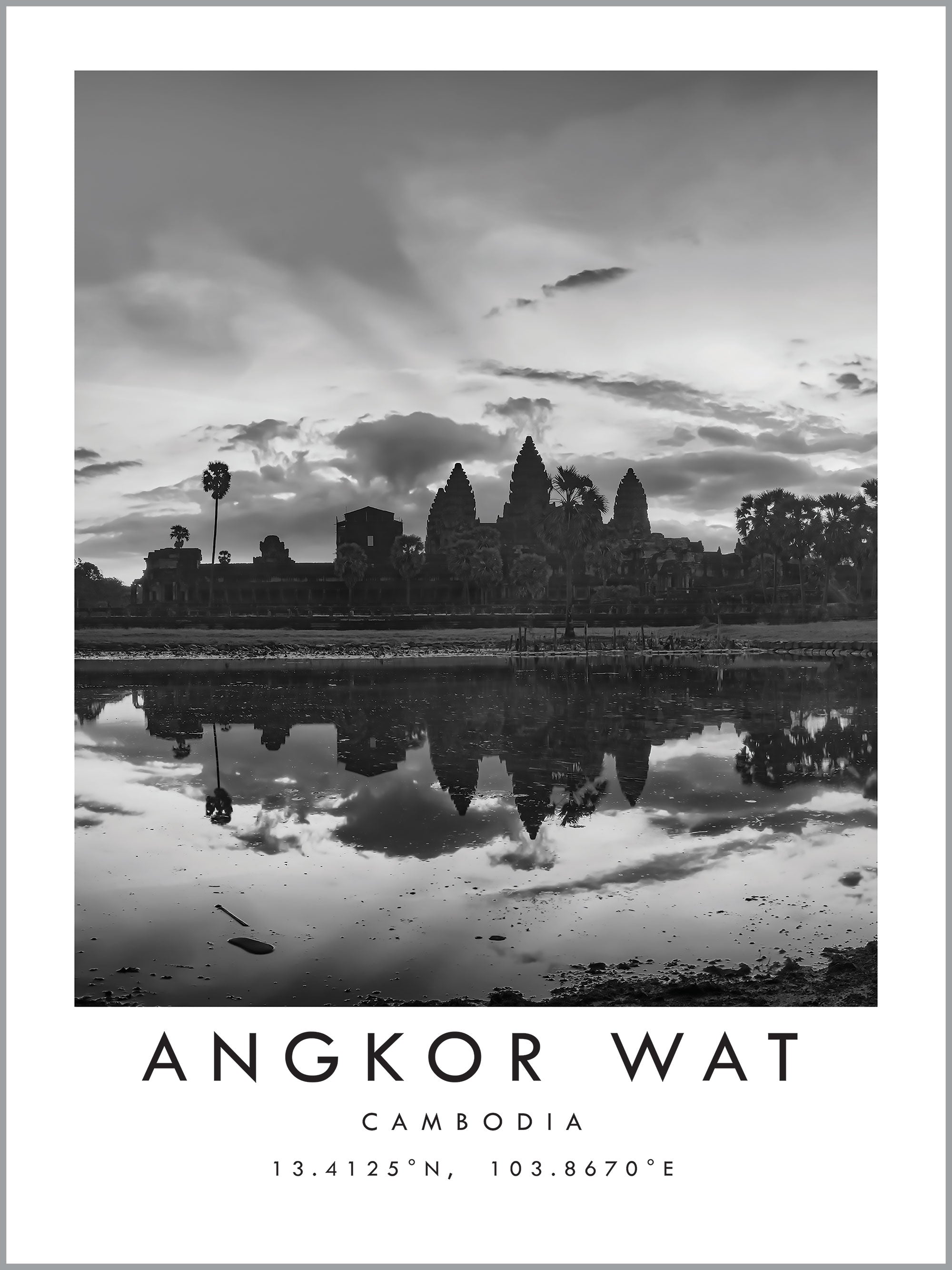Angkor Wat Travel Print
