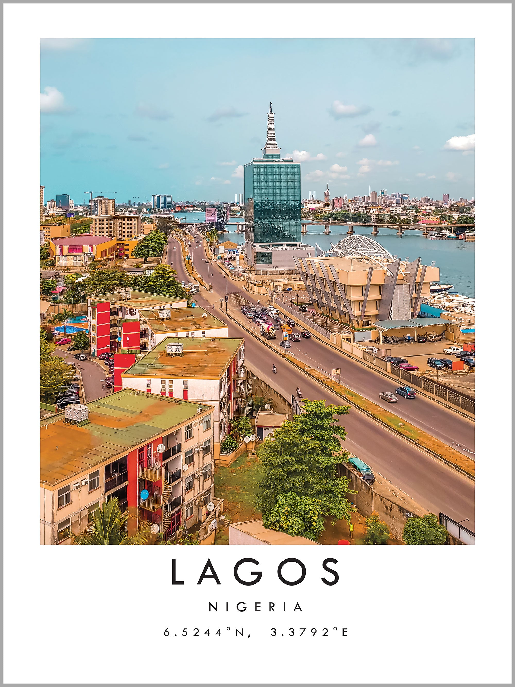 Lagos Travel Print