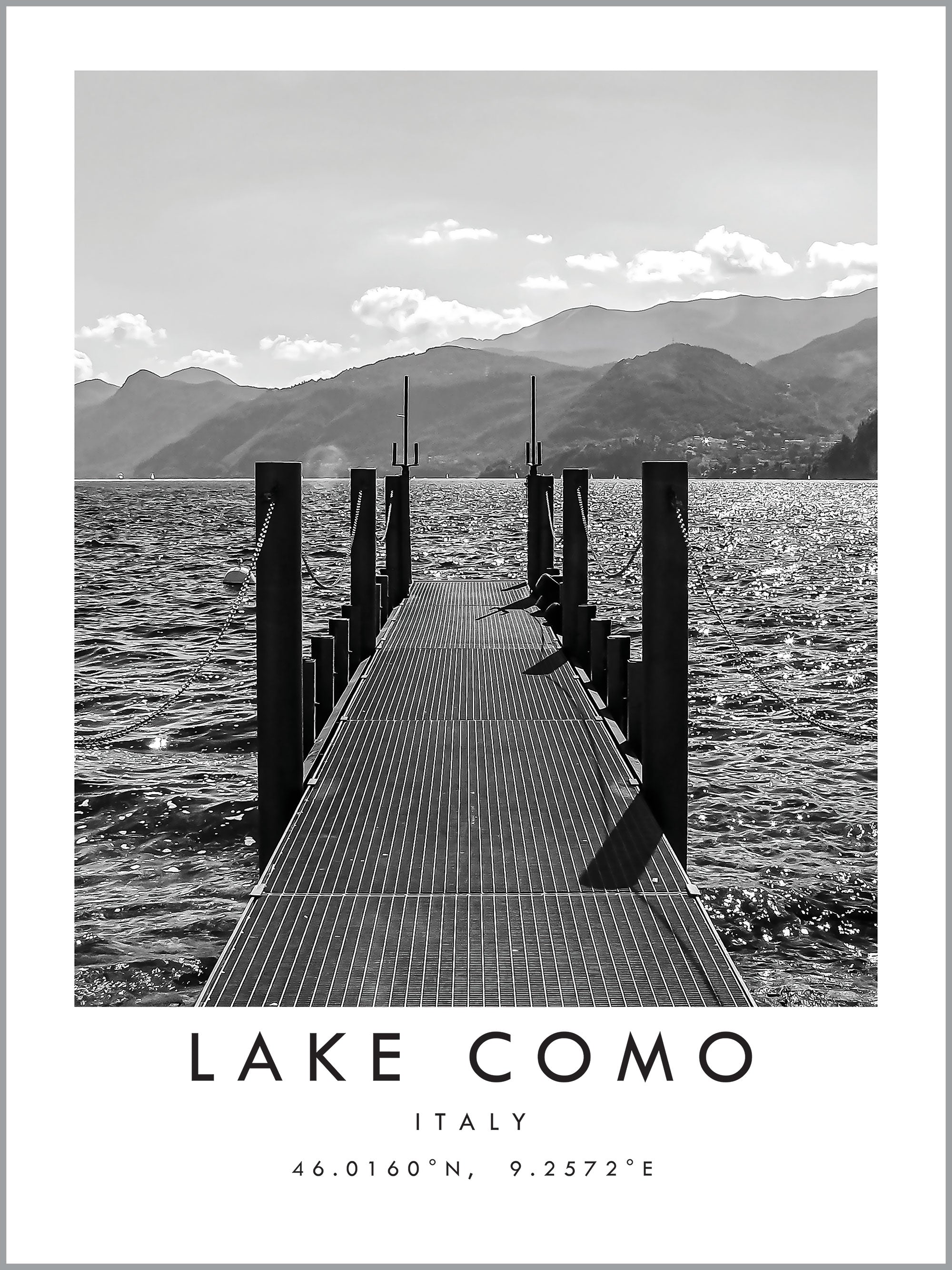 Lake Como Travel Print