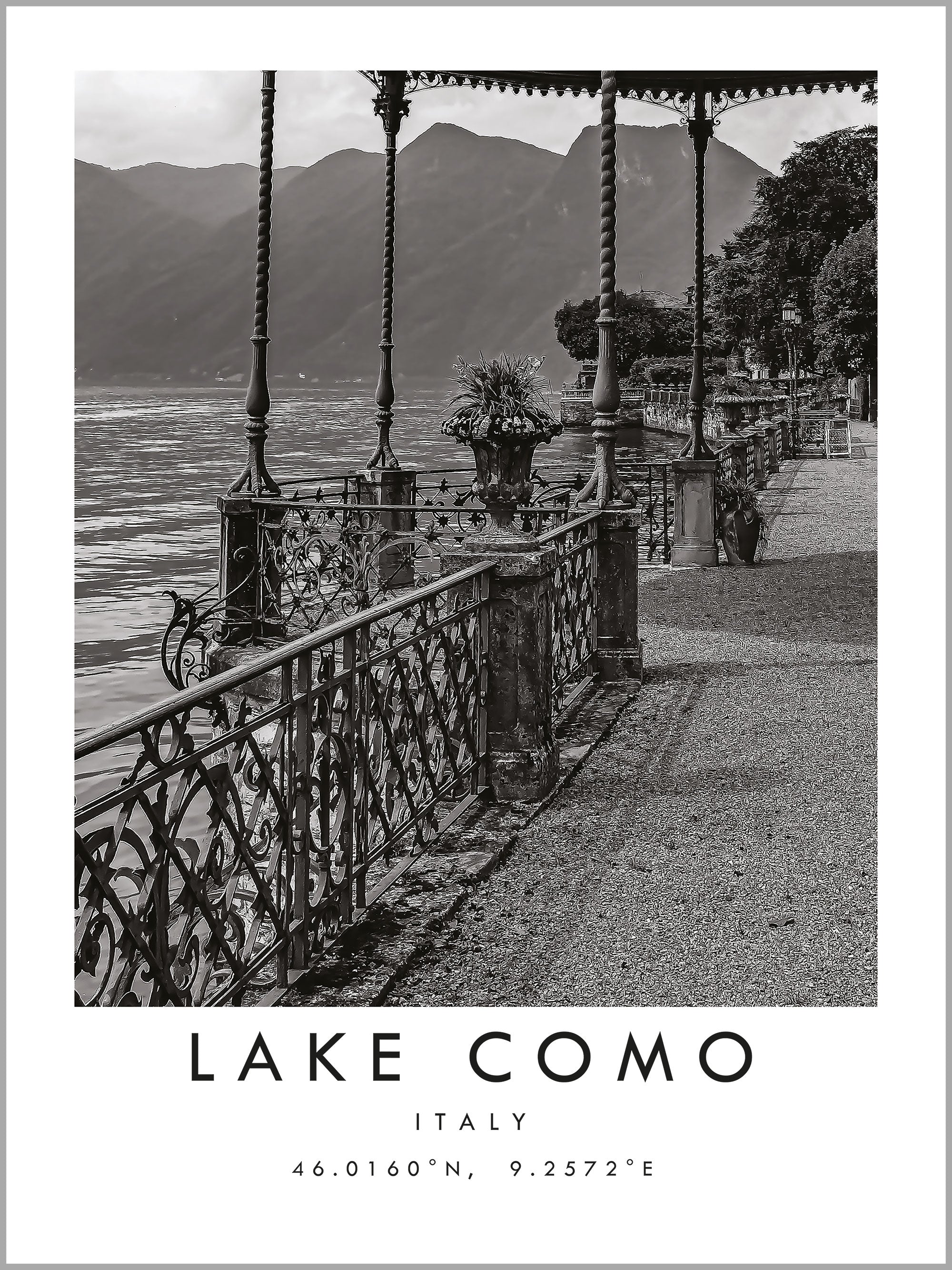 Lake Como Travel Print
