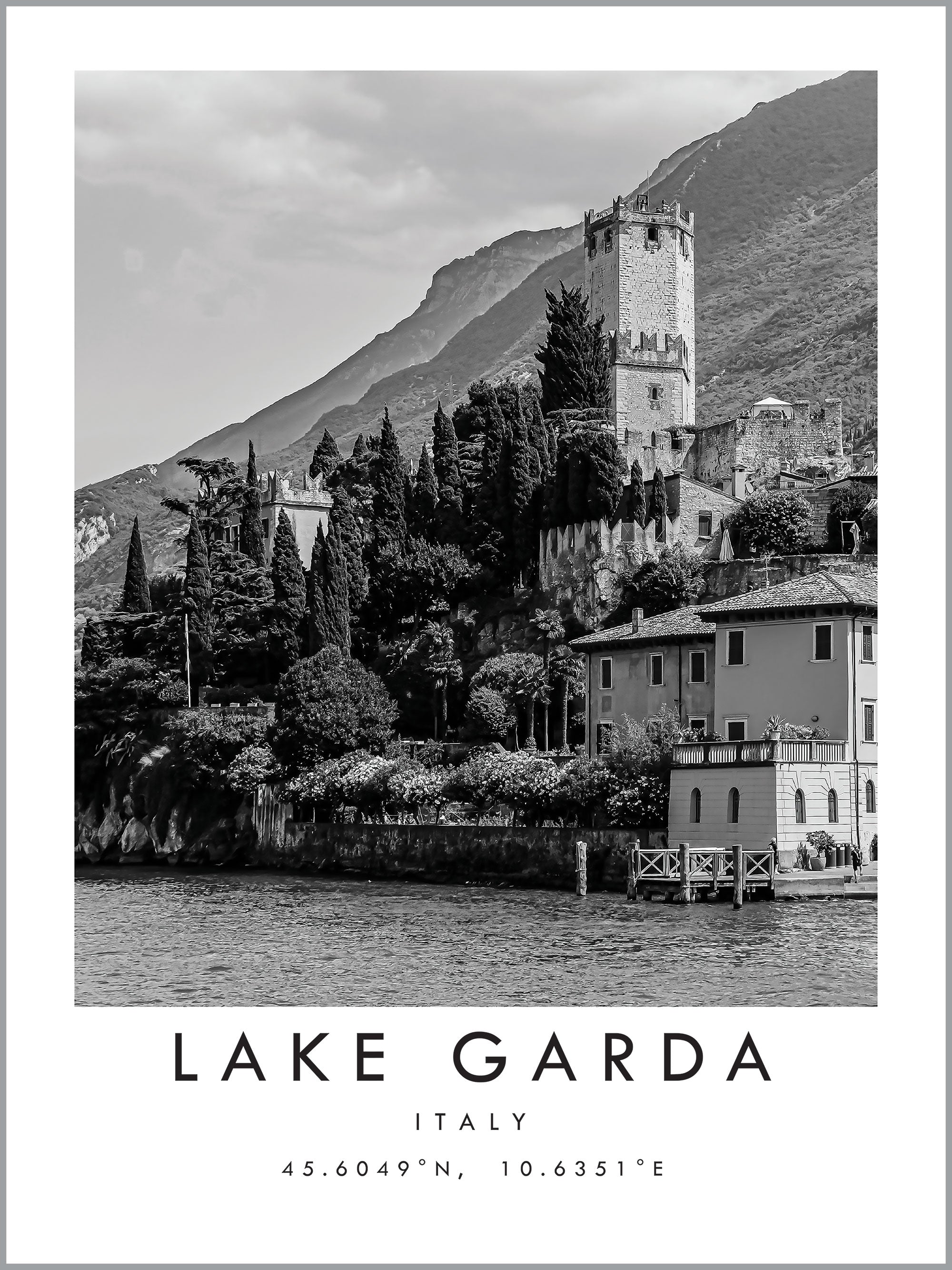 Lake Garda Travel Print