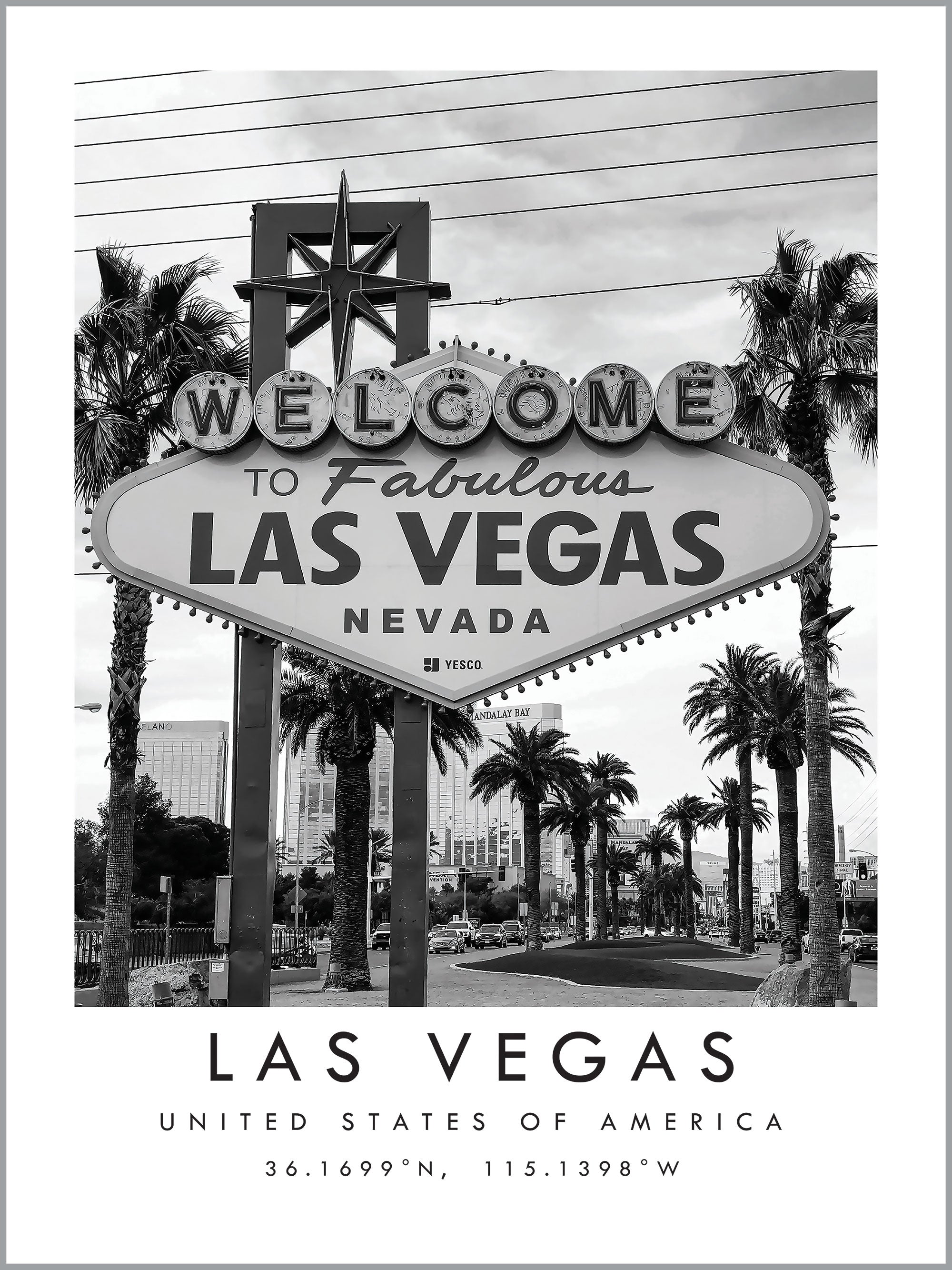 Las Vegas Travel Print