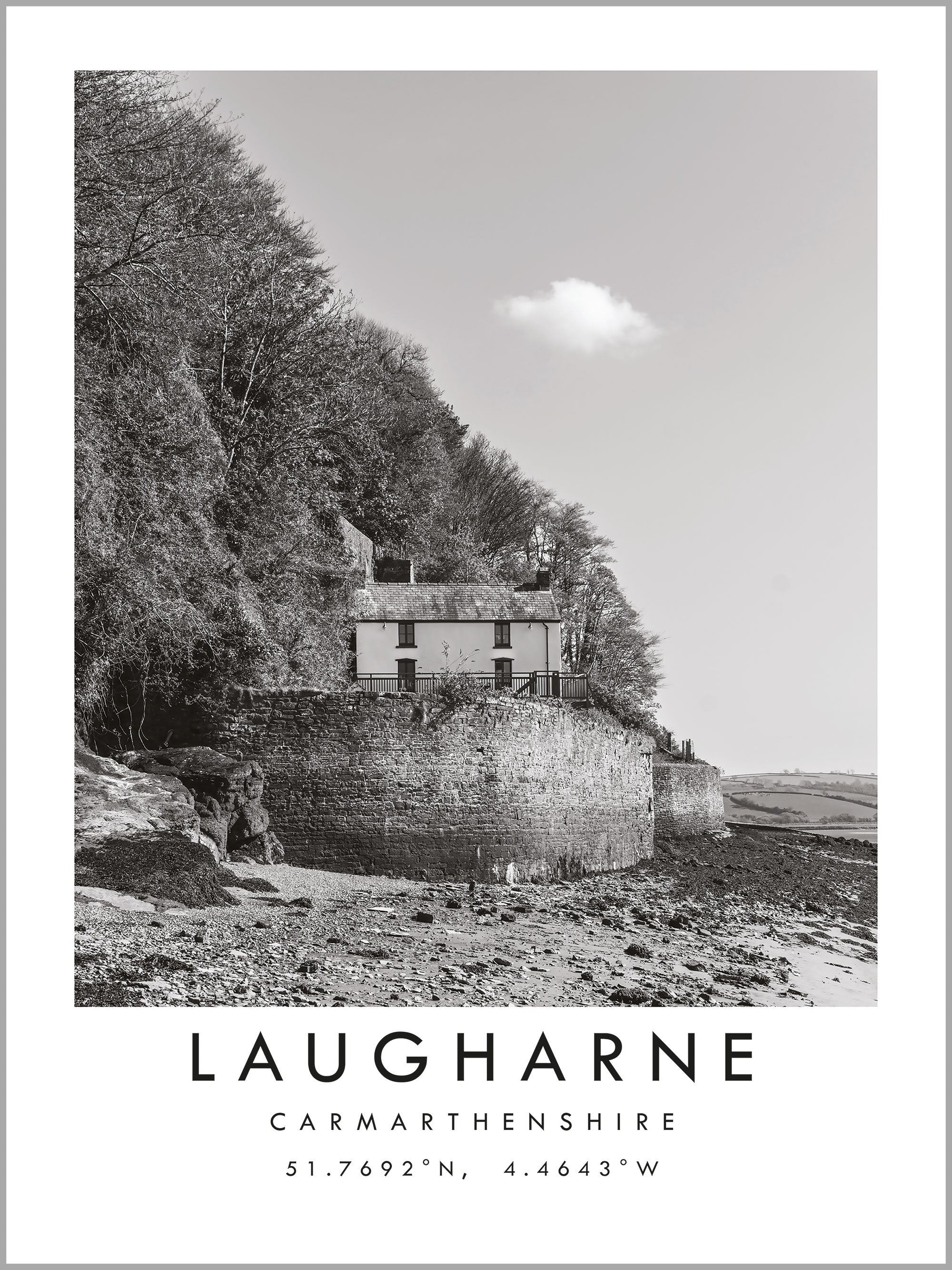 Laugharne Travel Print