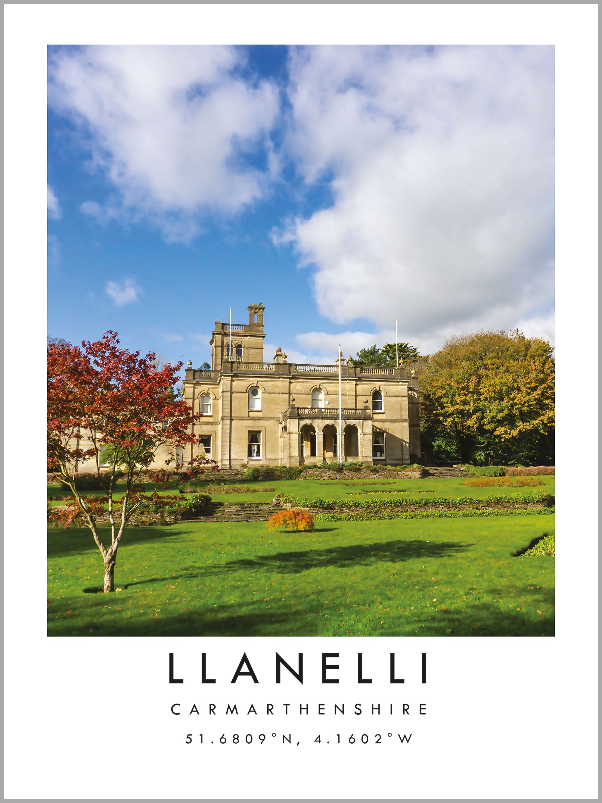 Llanelli Travel Print