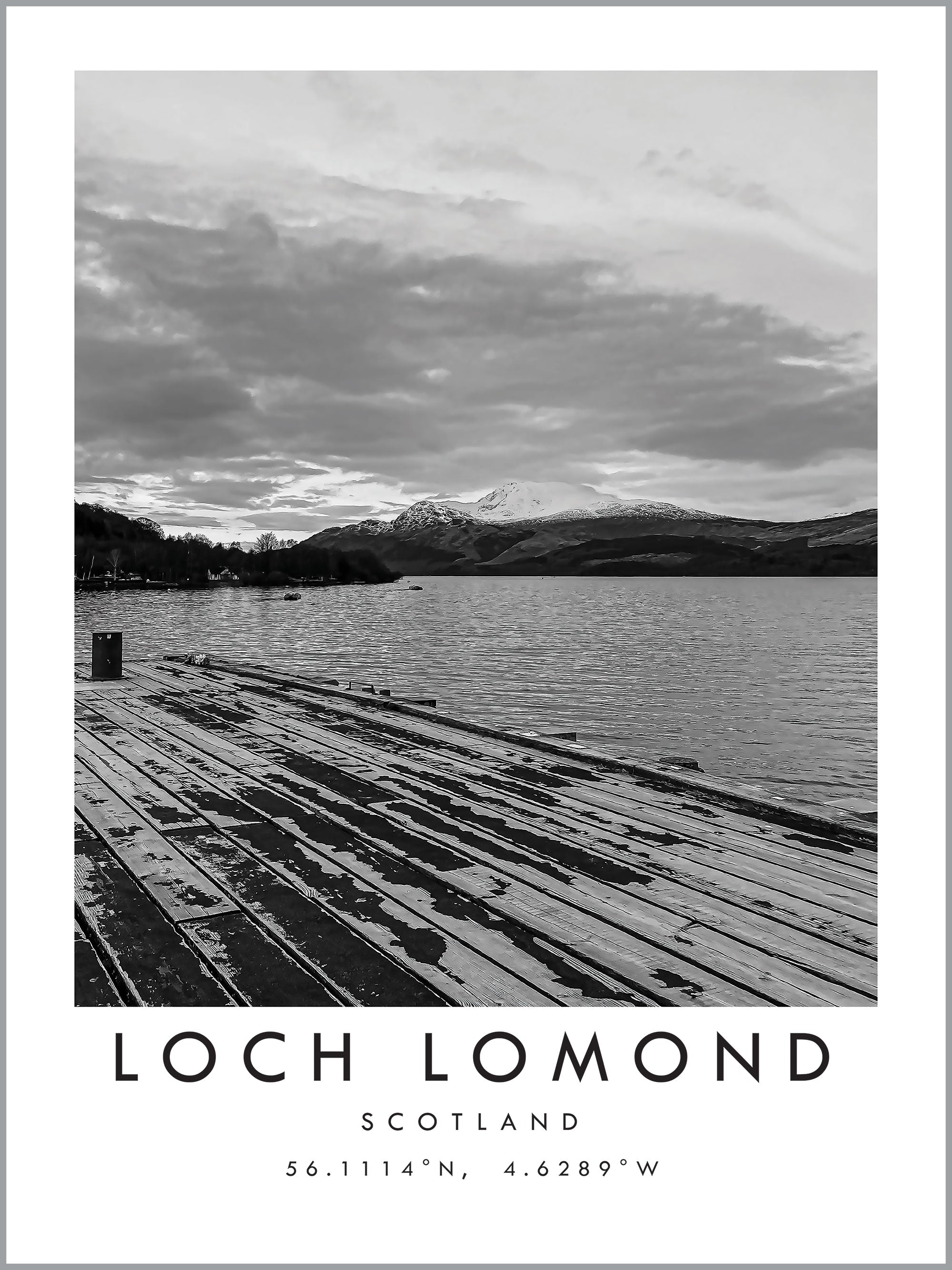 Loch Lomond Travel Print