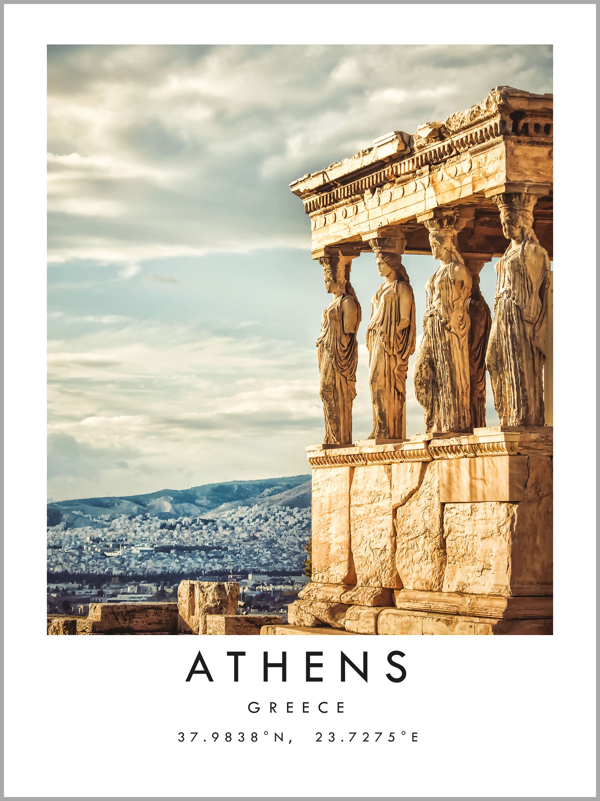Athens Travel Print